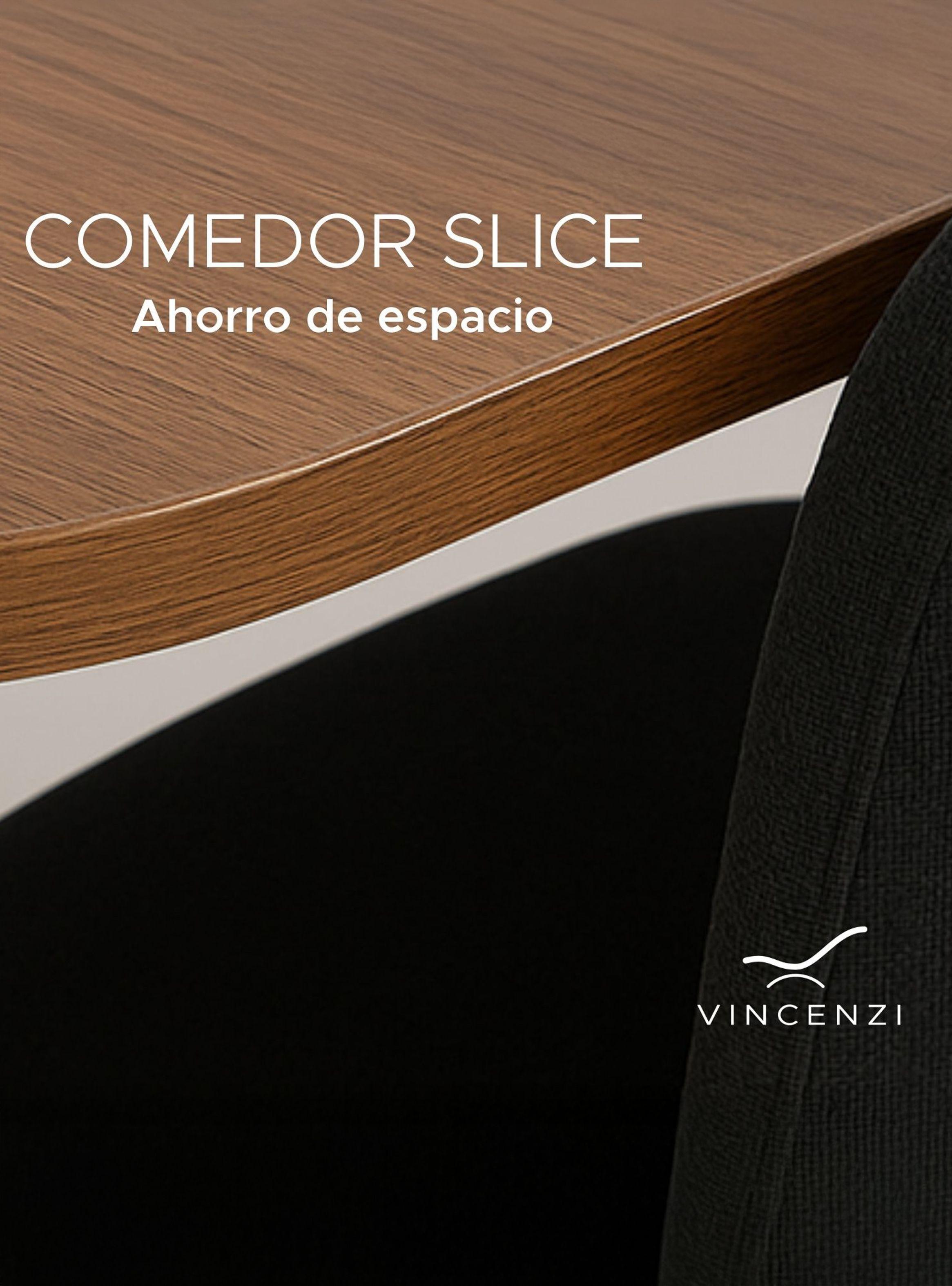 Juego de Comedor con 4 sillas Negro Vincenzi-4
