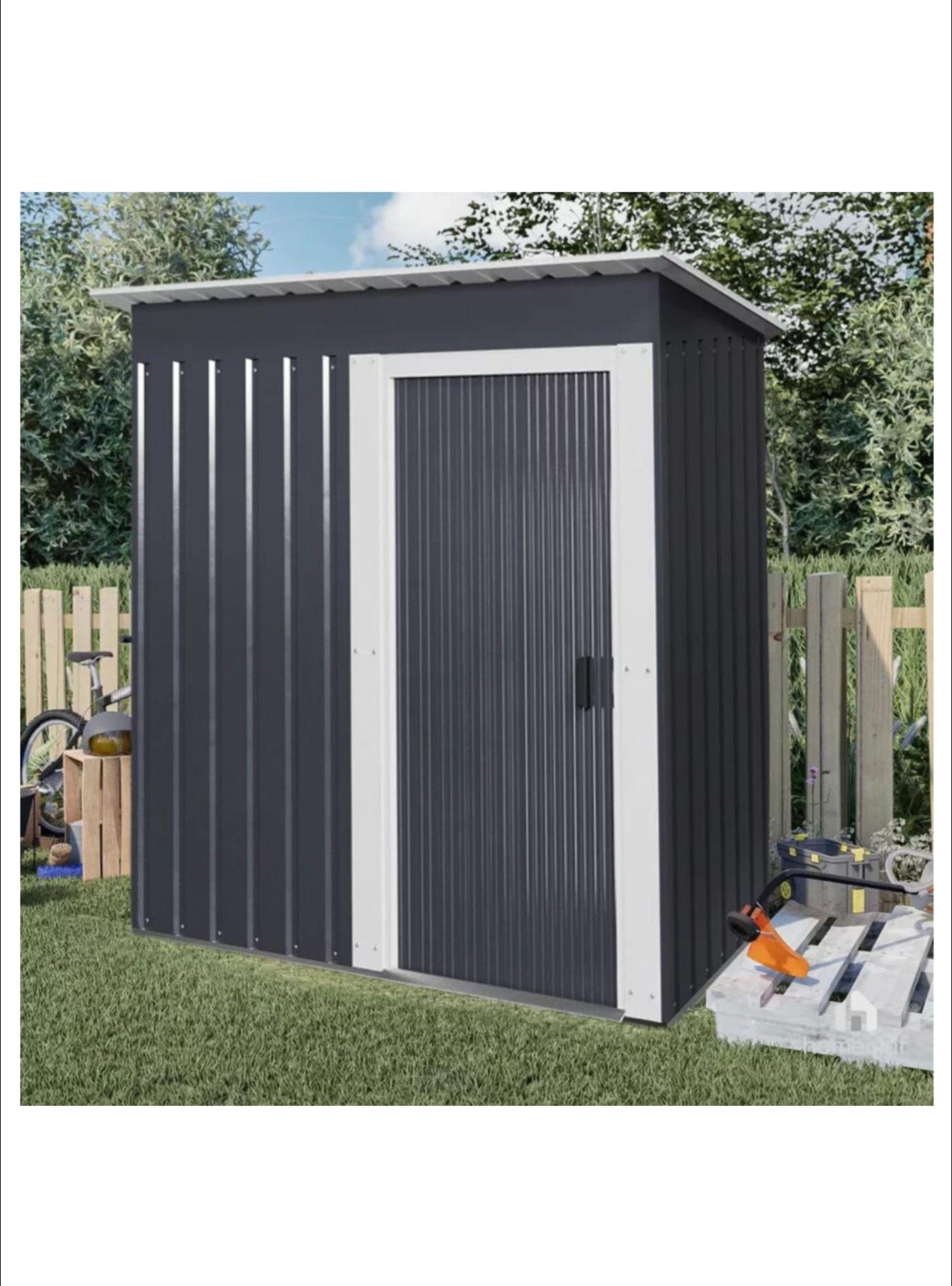 Bodega Prefabricada Jardín M 194x93x148-4