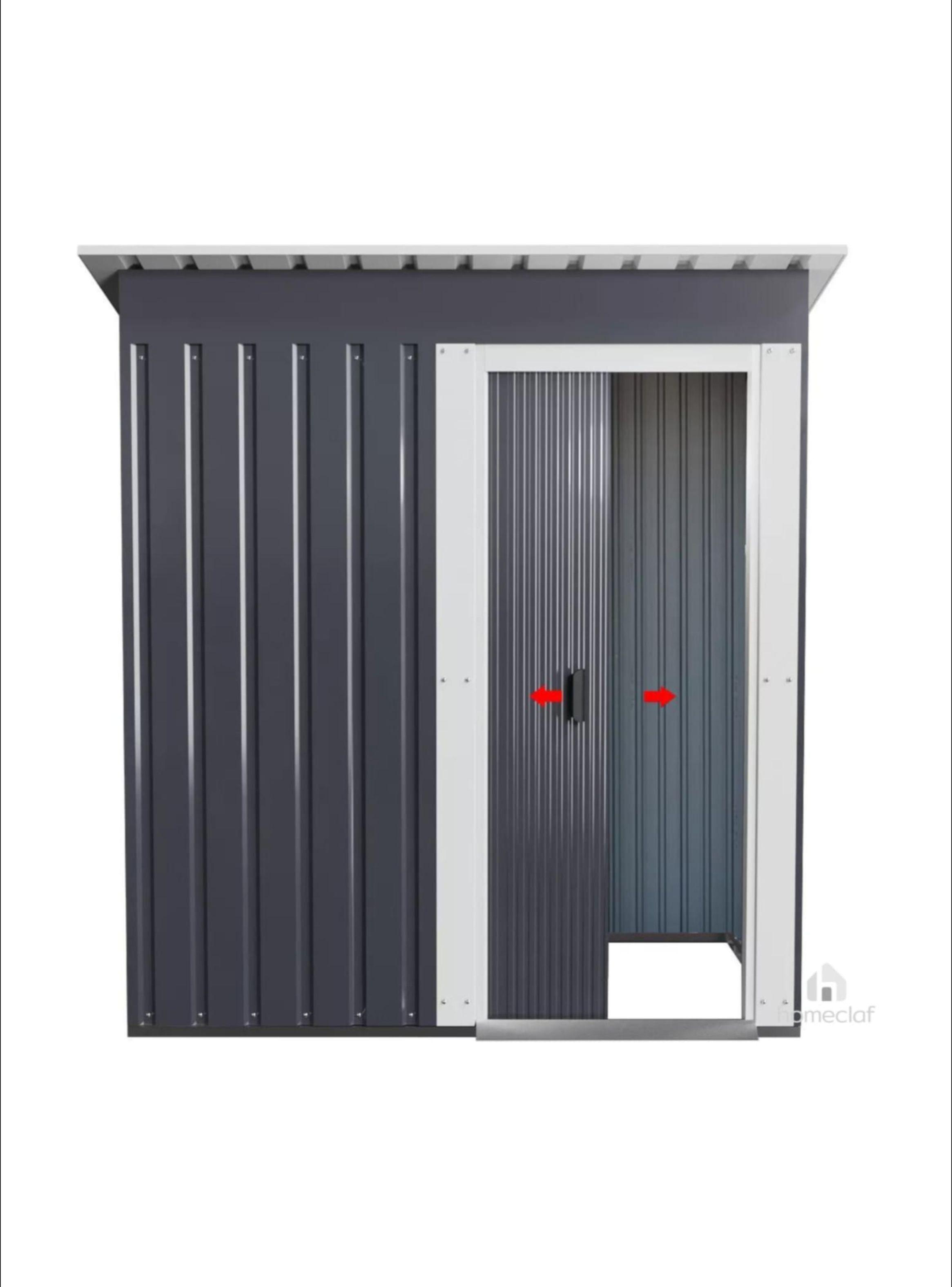 Bodega Prefabricada Jardín M 194x93x148-6