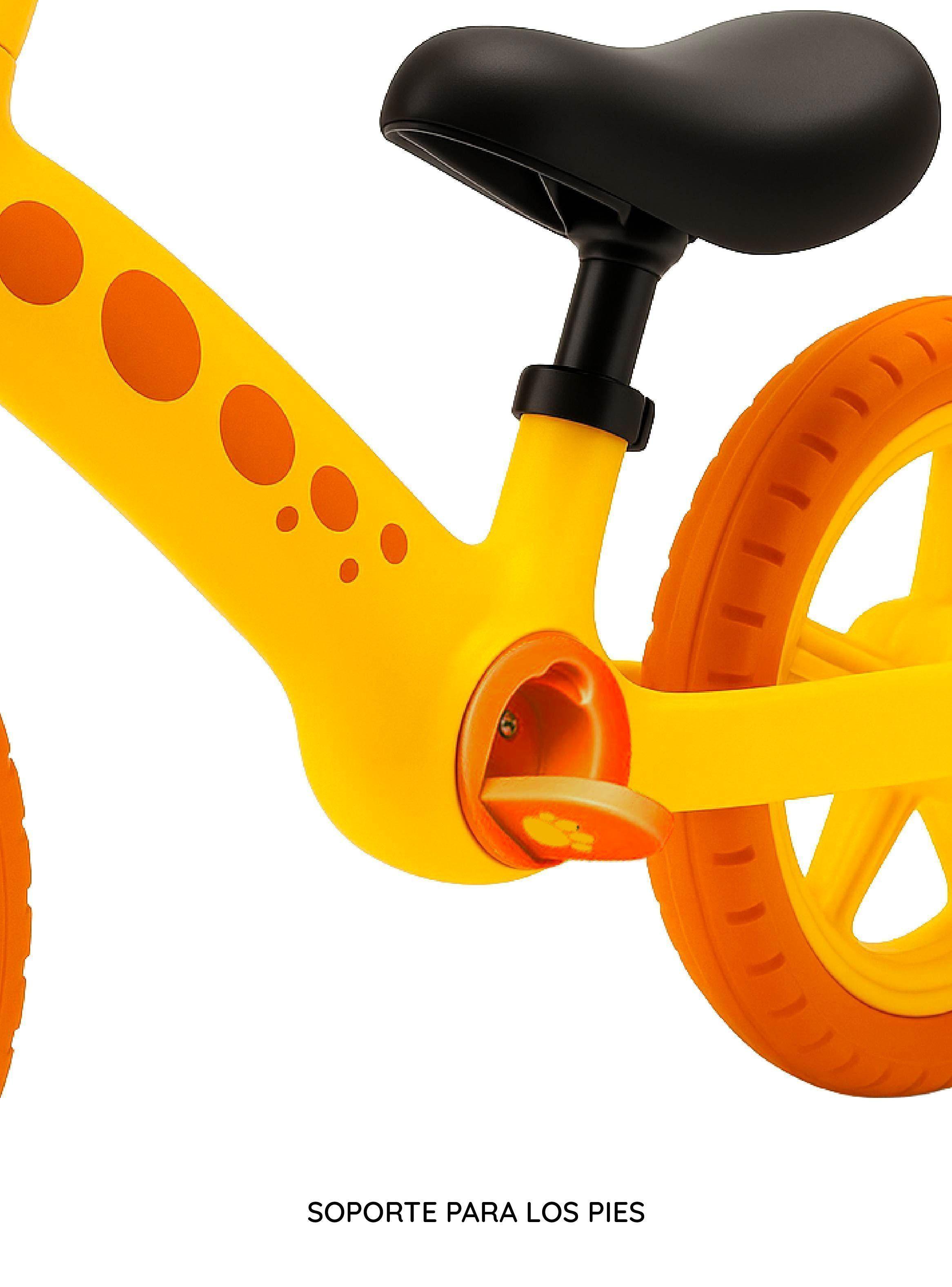 Bicicleta De Equilibrio Infantil Shgat Gira Amarilla Glowup-4