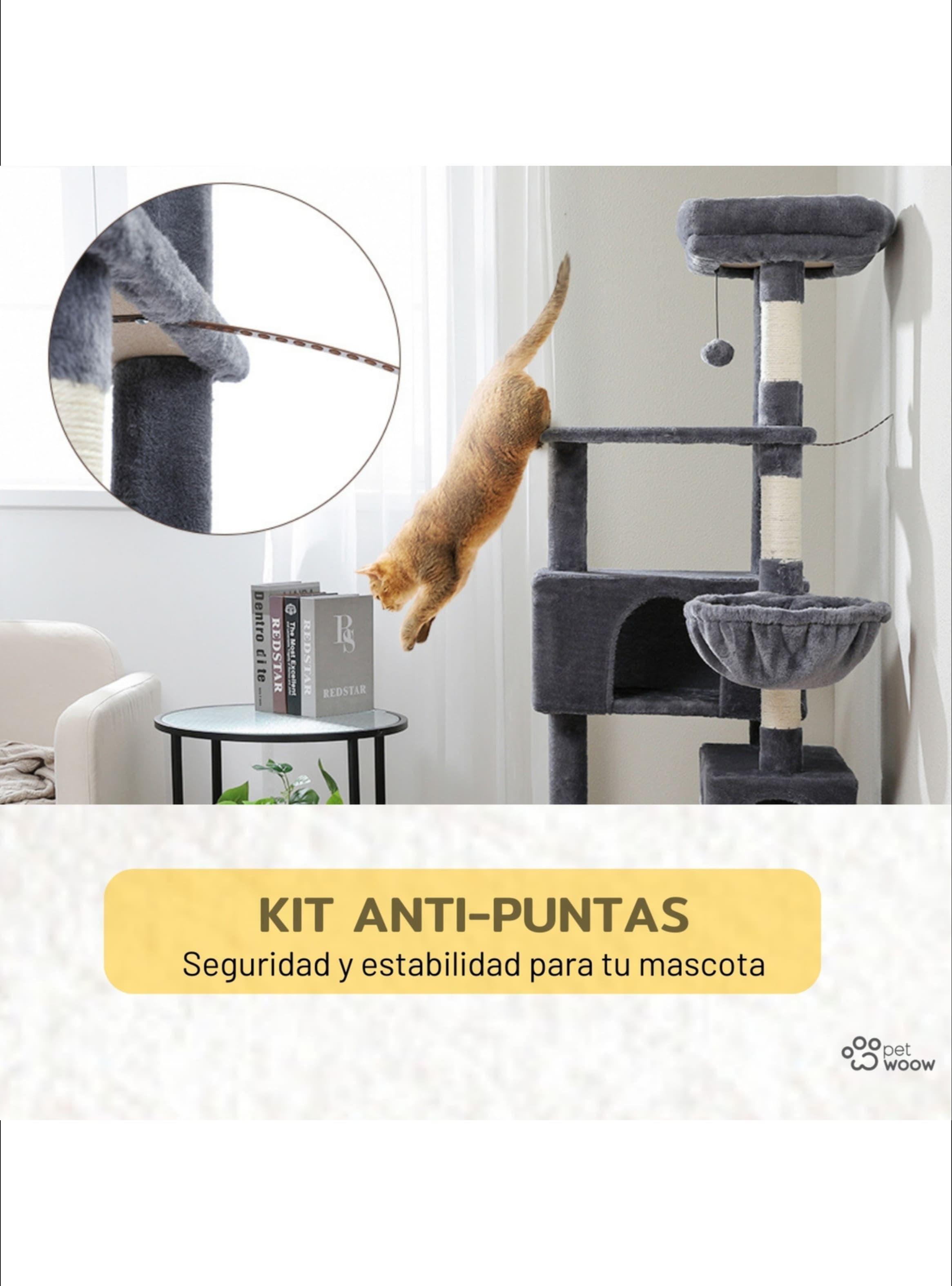 Torre rascador para gatos XXL gimnasio árbol con hamaca-3