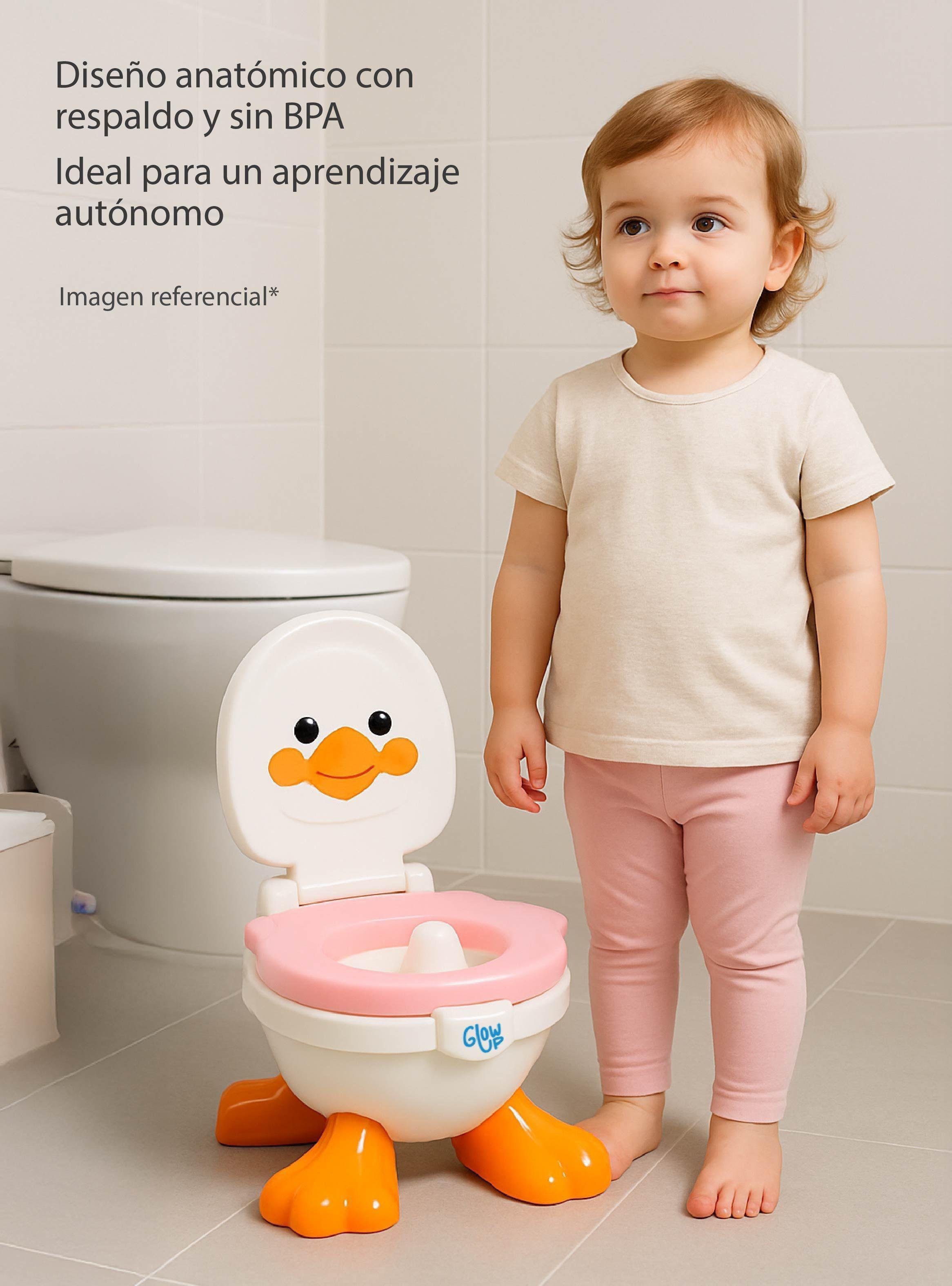 Pelela Patito Duck Baby Potty 3 en 1 Rosada 18 a 36 meses-4