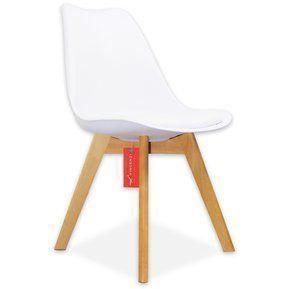 Set 4 Sillas Eames con Cojín Blanco Paris-0