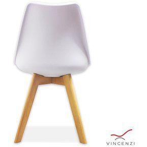 Set 4 Sillas Eames con Cojín Blanco Paris-2