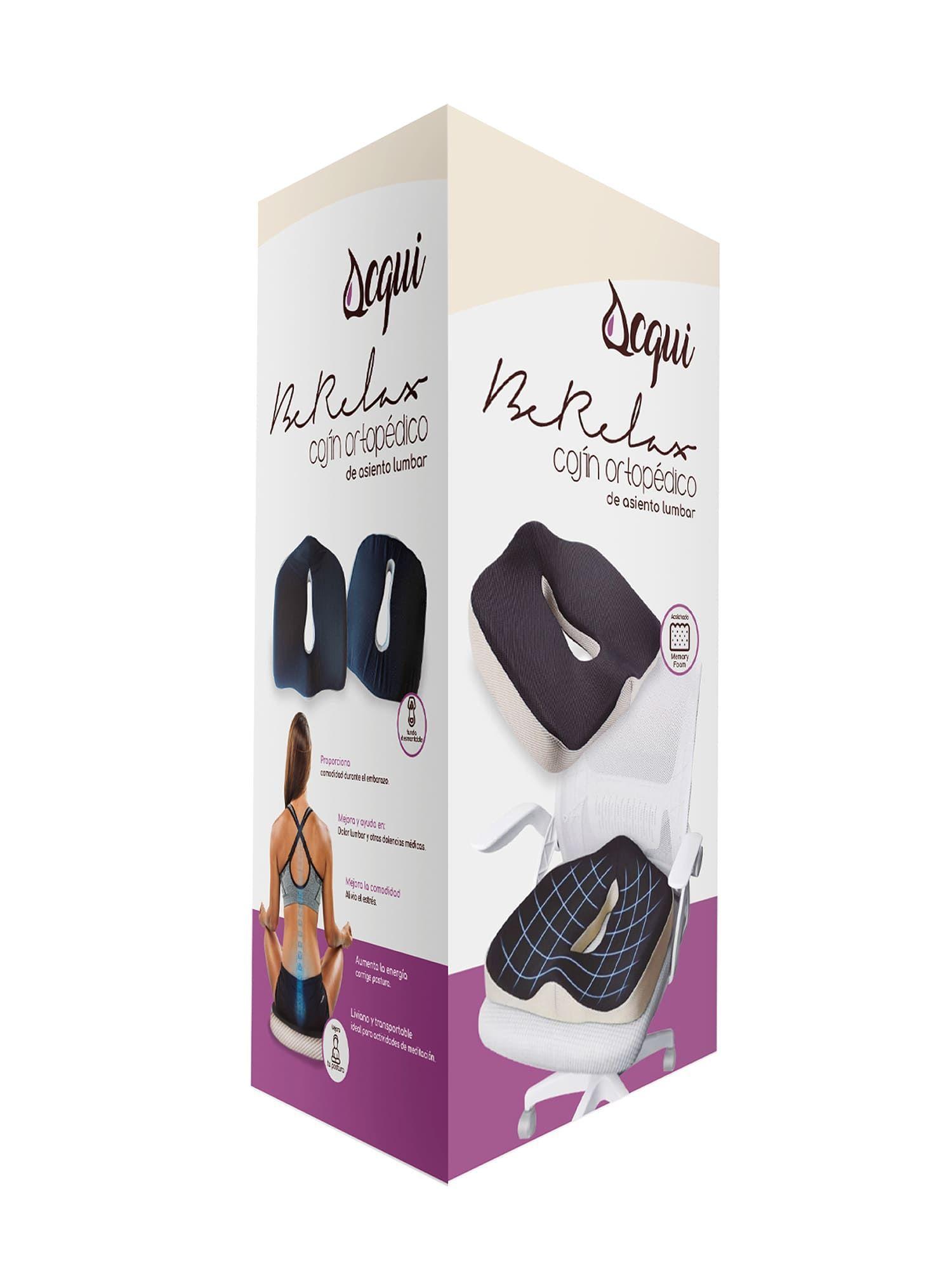 Cojín Ortopédico Ergonómico Para Silla Soporte Espalda Acqui-7