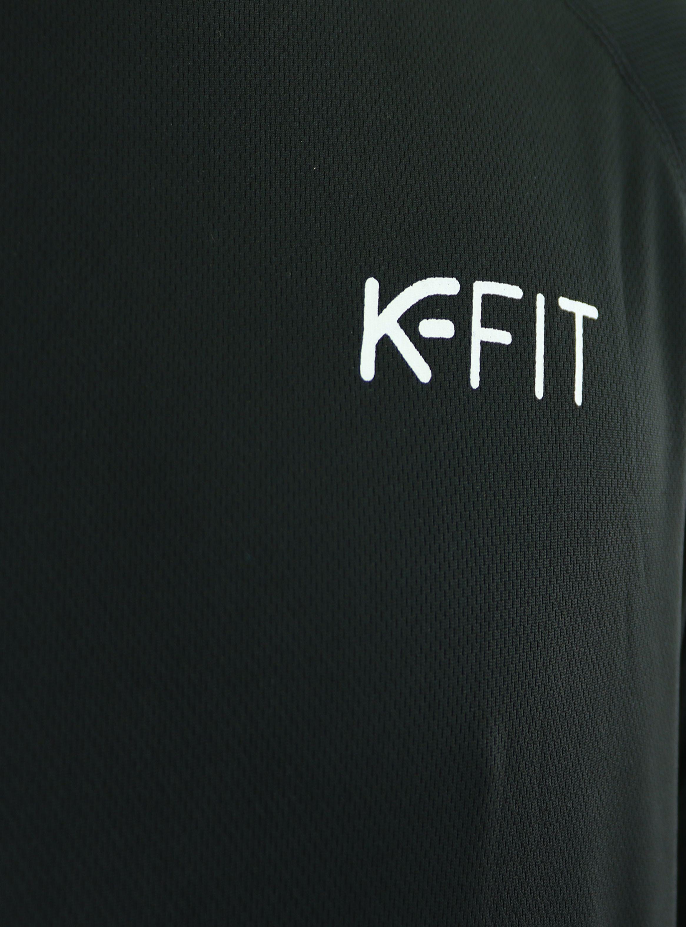 Polera Padel K-FIT Negra Talla S-5