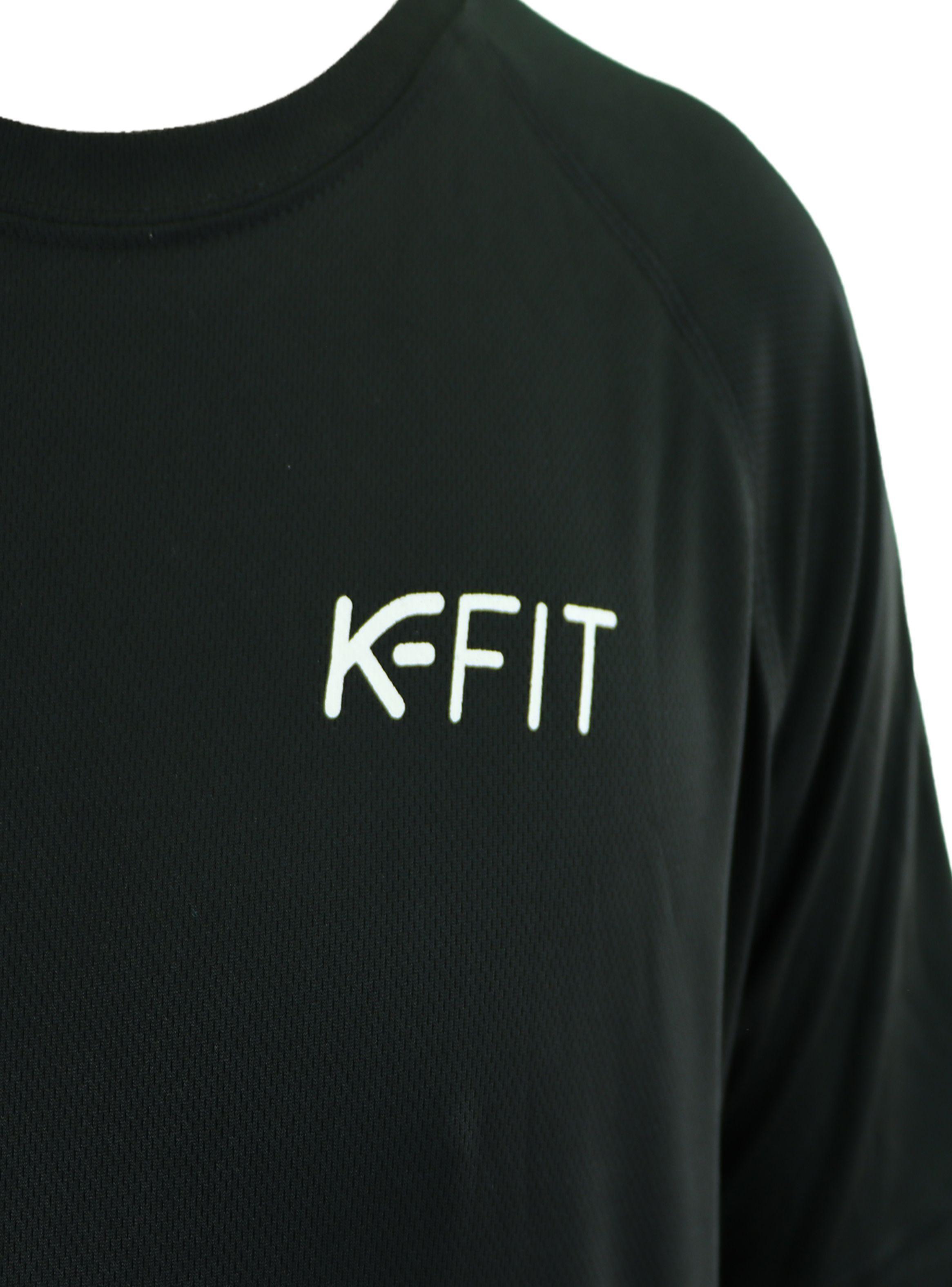 Polera Padel K-FIT Negra Talla S-4
