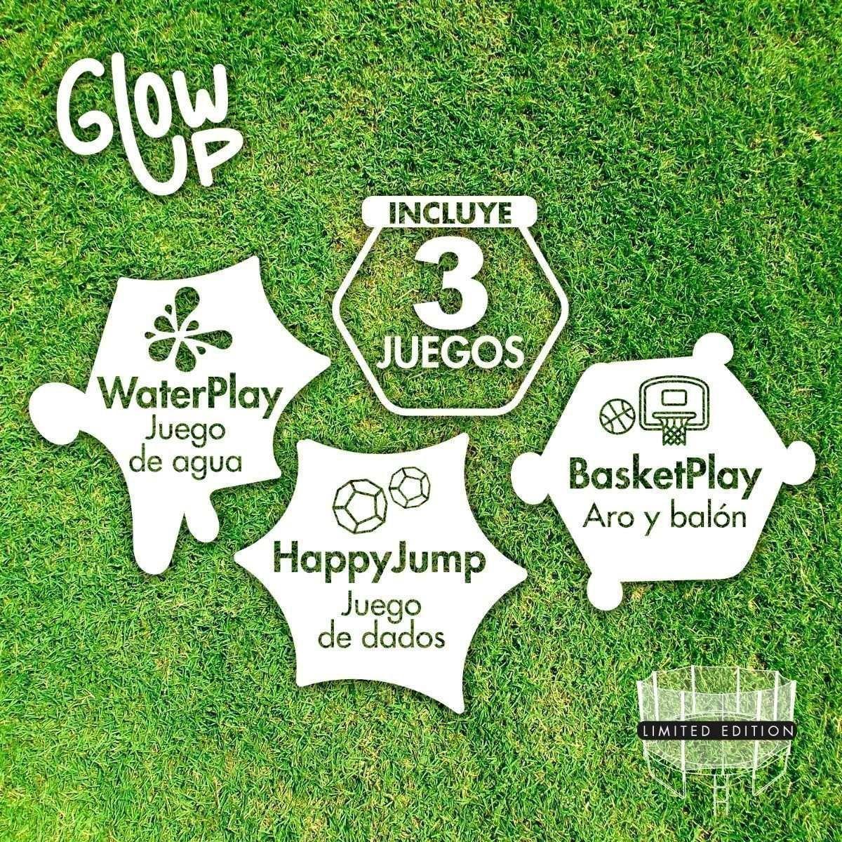 Cama Elástica GlowUp 8ft 2.44Mt Limited Edition-2