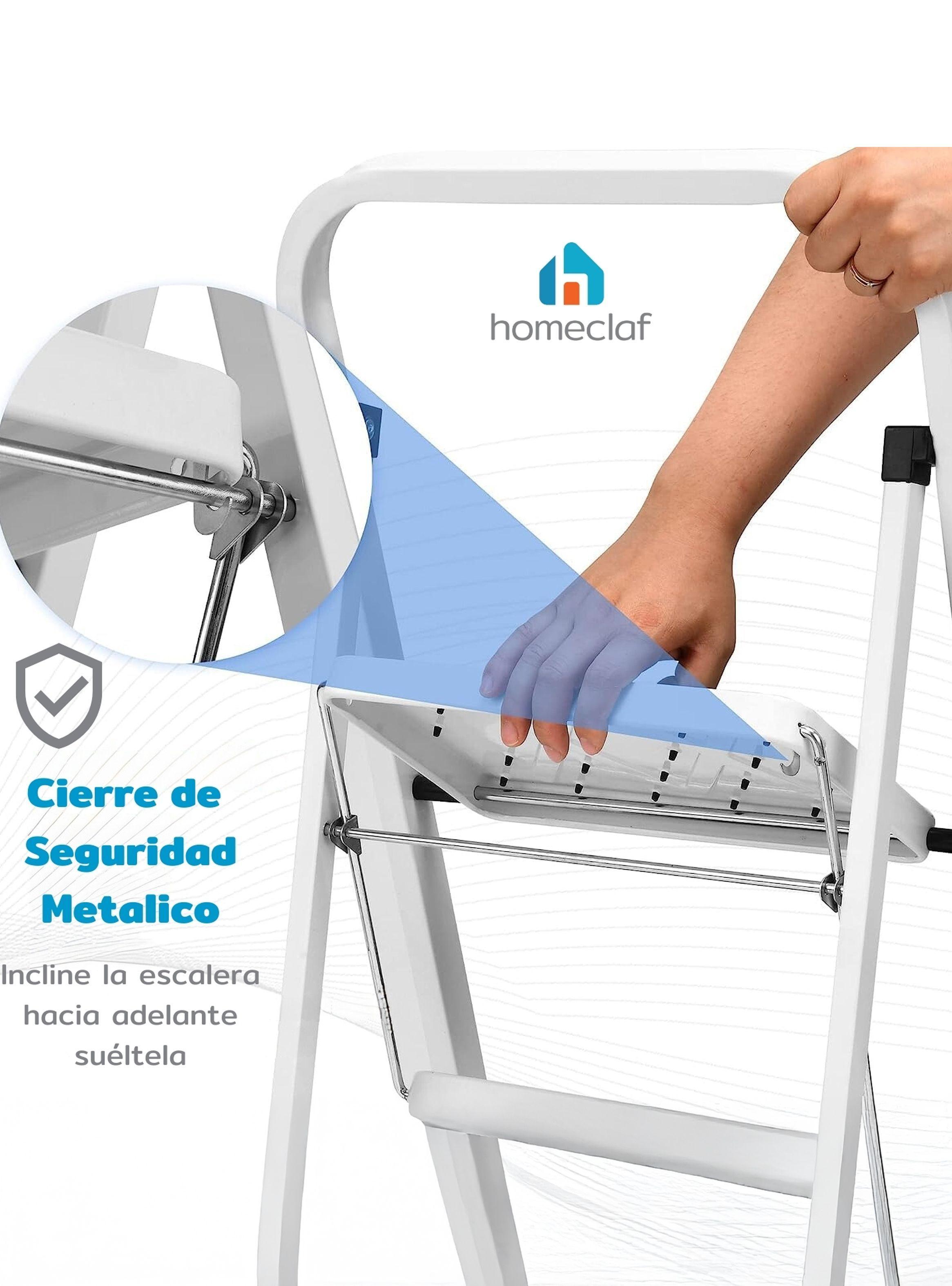 Escalera Plegable 2 Peldaños Homeclaf-3