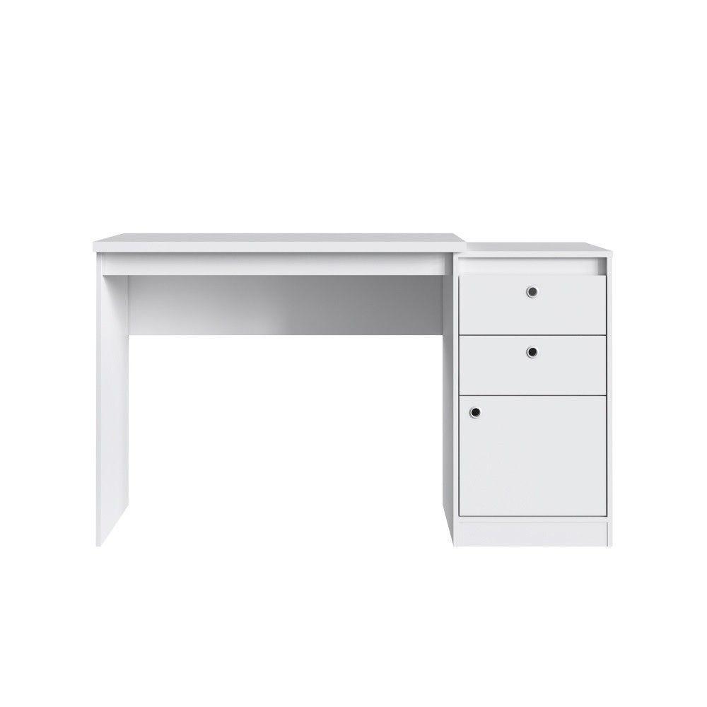 Escritorio Madera 3 Cajones Blanco-0