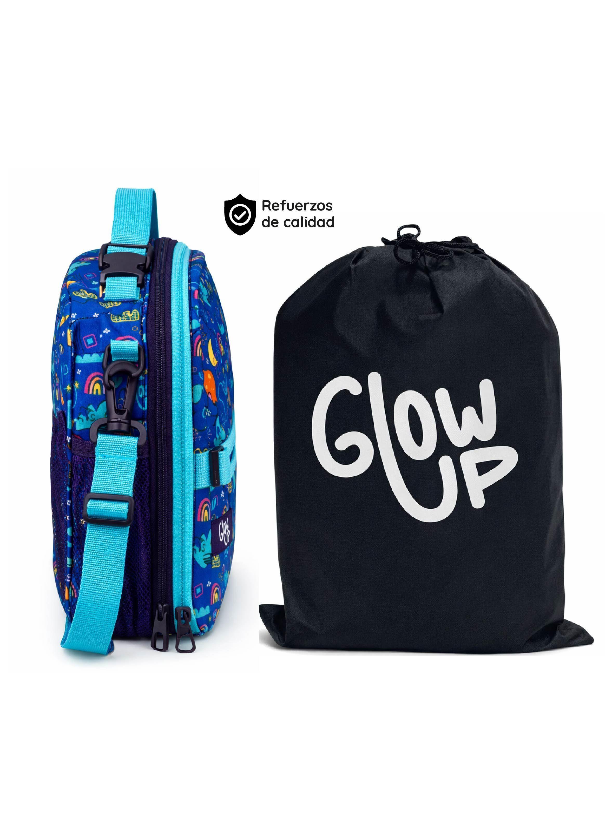 Lonchera térmica niño niña bolso lunch + morral Glowup-2
