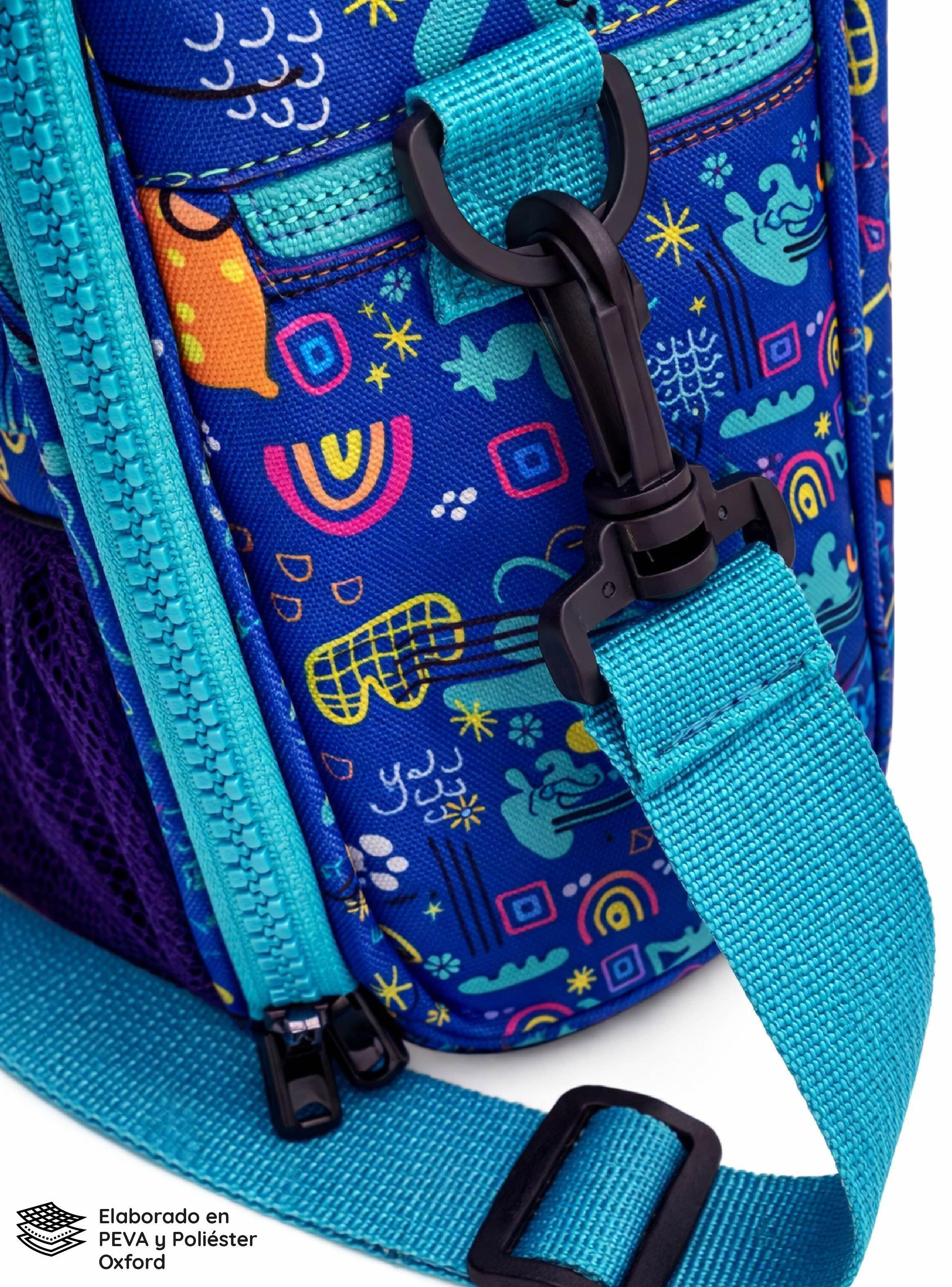 Lonchera térmica niño niña bolso lunch + morral Glowup-5