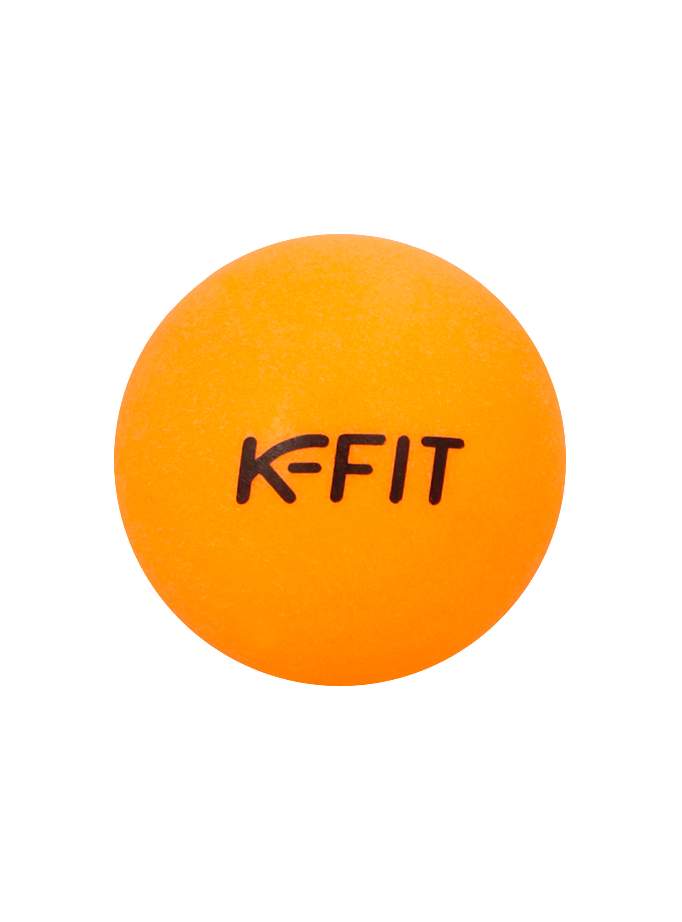 Pack de 4 Paletas Ping Pong + 12 Pelotas Naranjas y Blancas K-Fit-2