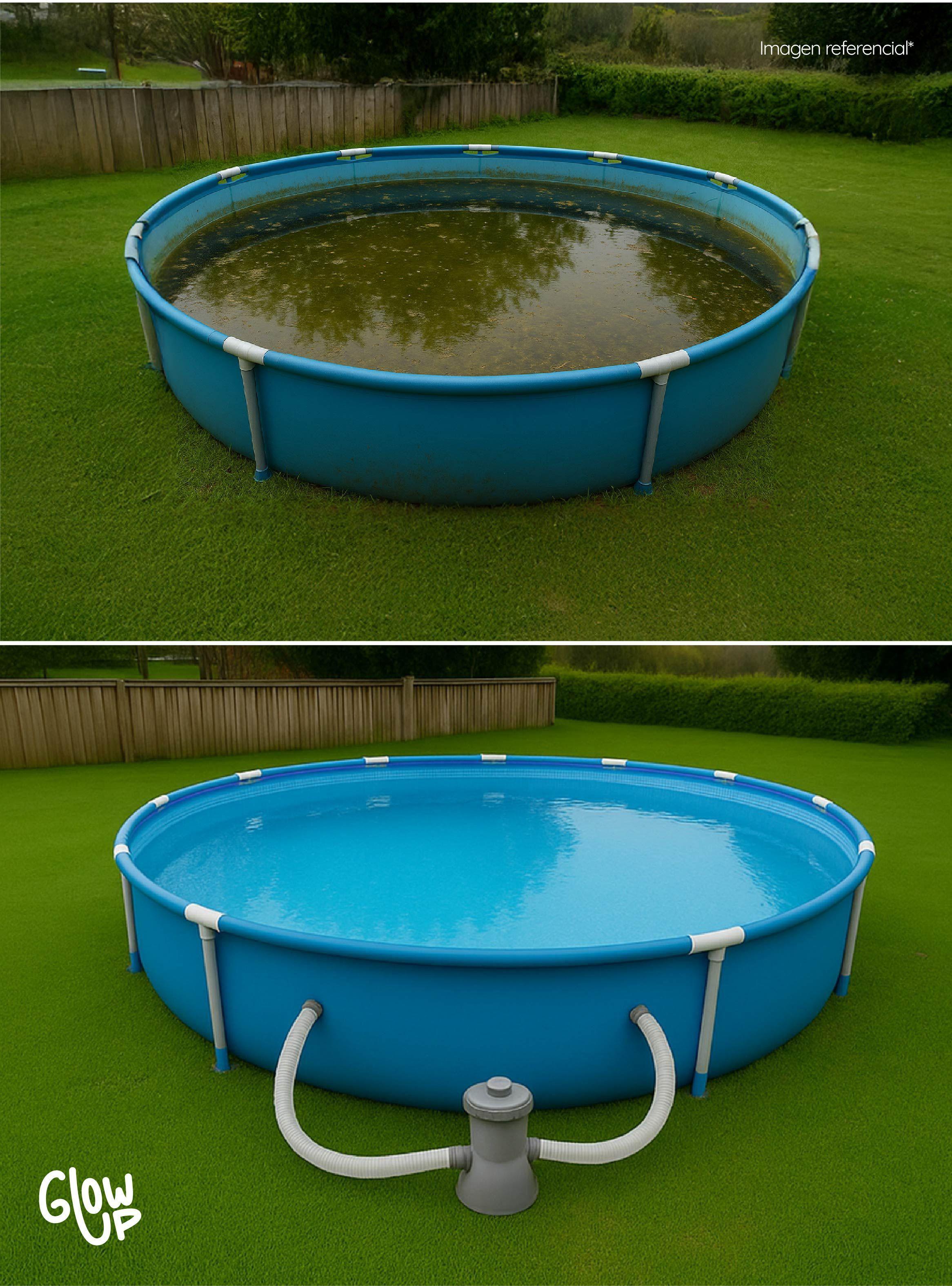 Bomba de filtro para piscina 3000 Litros GlowUp-6
