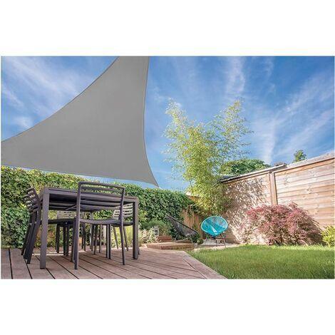 Toldo Vela Triangular Blanco + Kit de Instalación-2