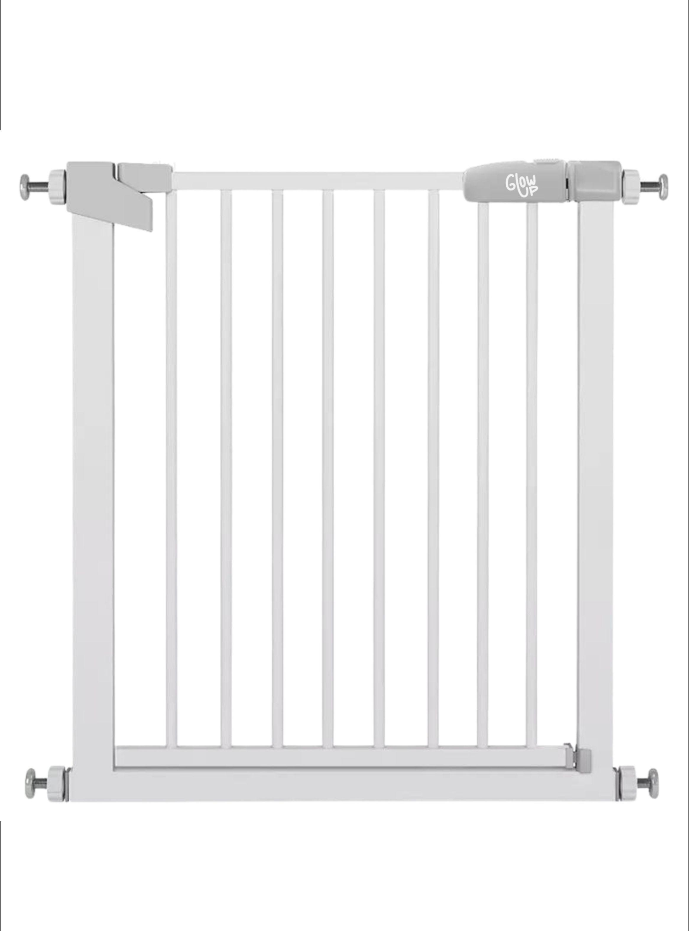 Reja de seguridad escalera puerta bebés y mascotas -0