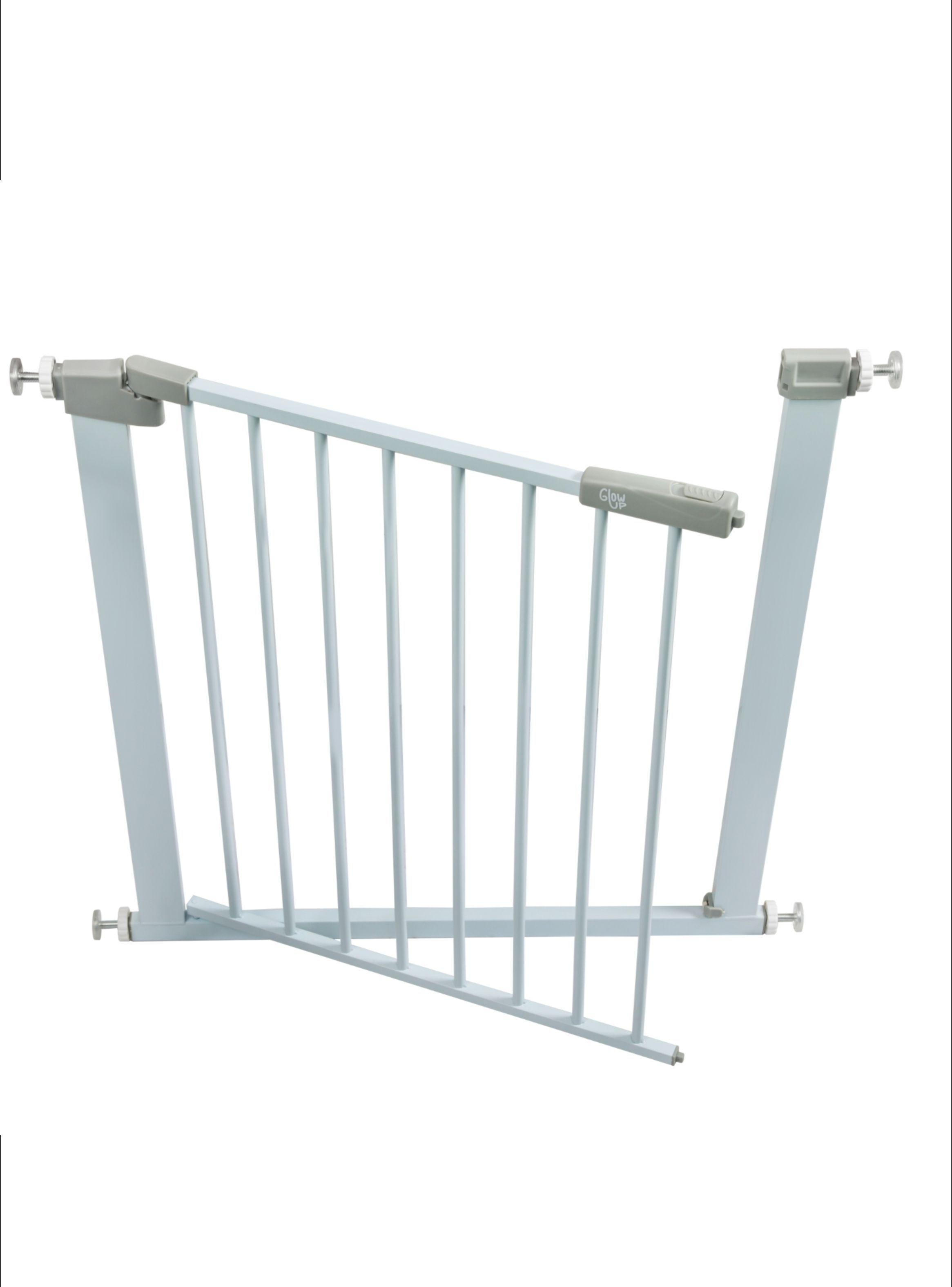 Reja de seguridad escalera puerta bebés y mascotas -7