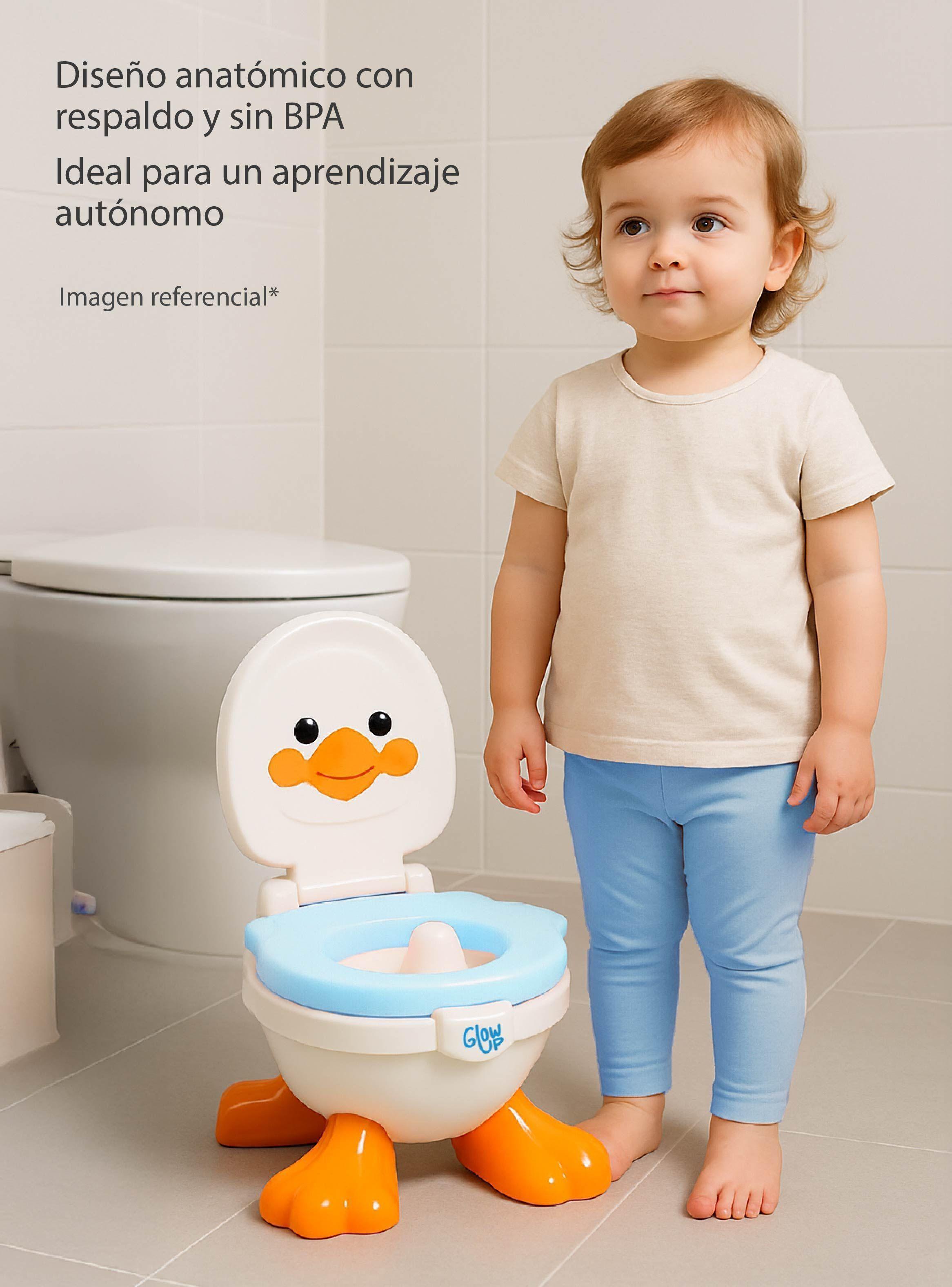 Pelela Patito Duck Baby Potty 3 en 1 Azul 18 a 36 meses-5