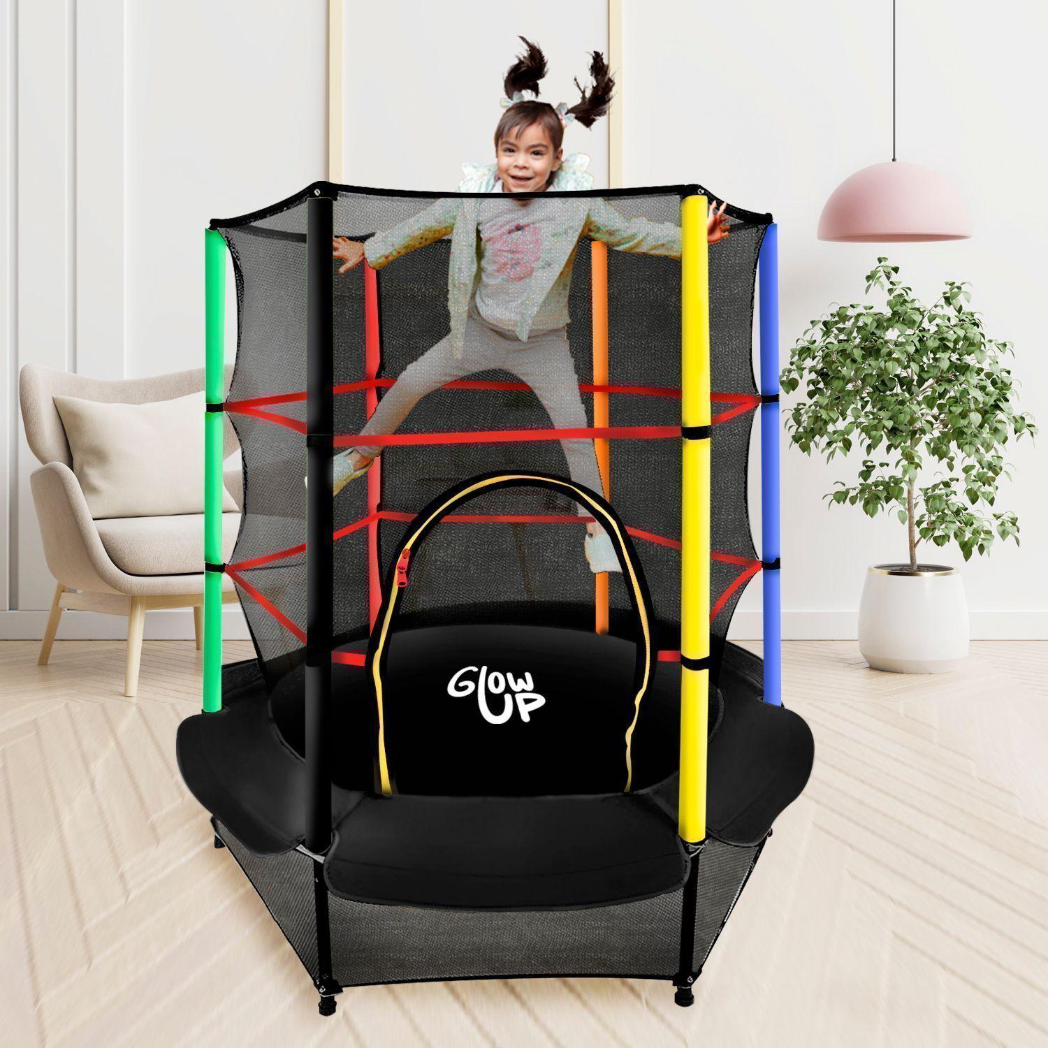 Cama Elástica 4,5ft/1,4mt con Malla de Seguridad-4