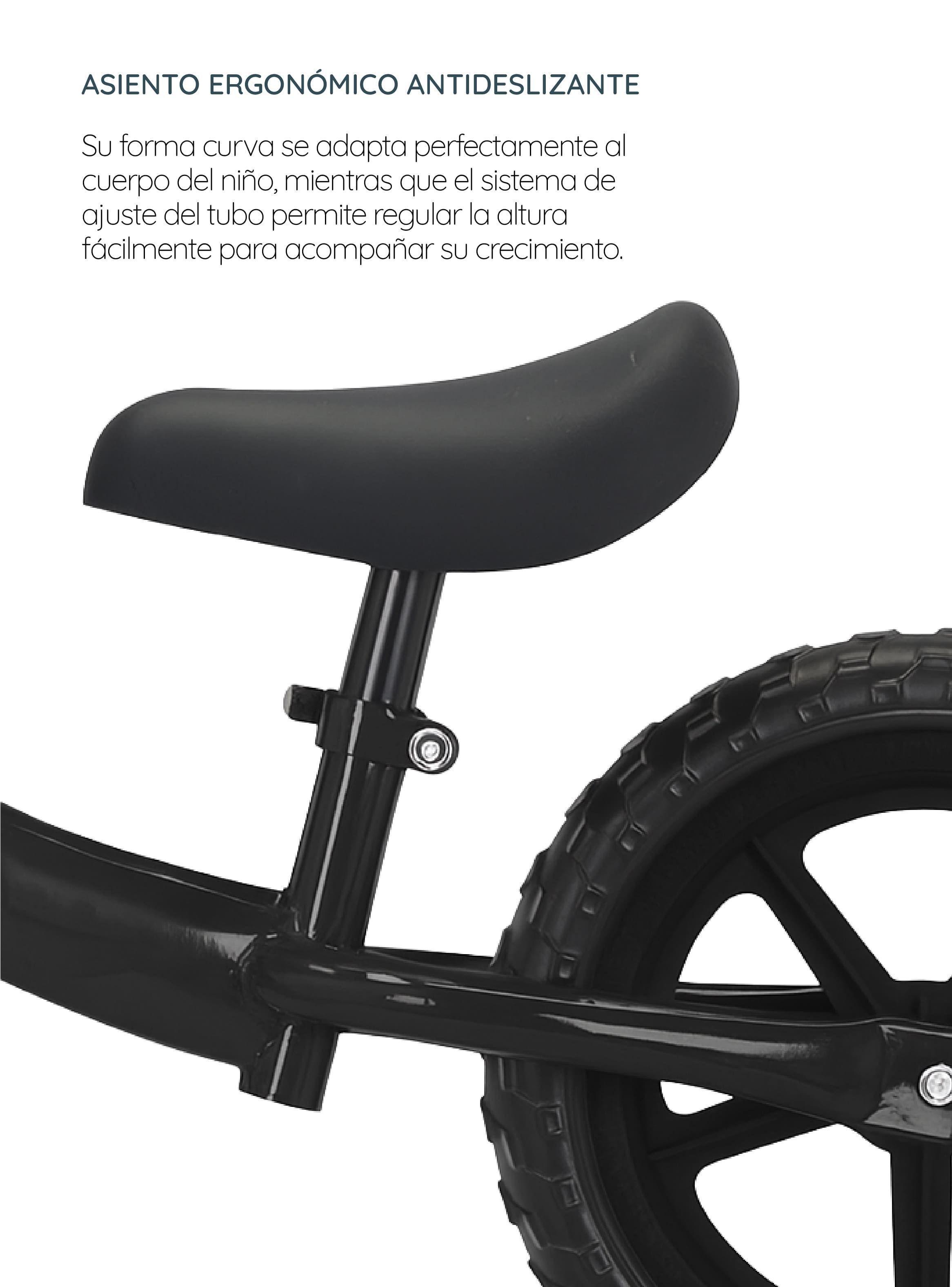Bicicleta De Aprendizaje de Equilibrio Infantil Ziro Negro Glowup-2