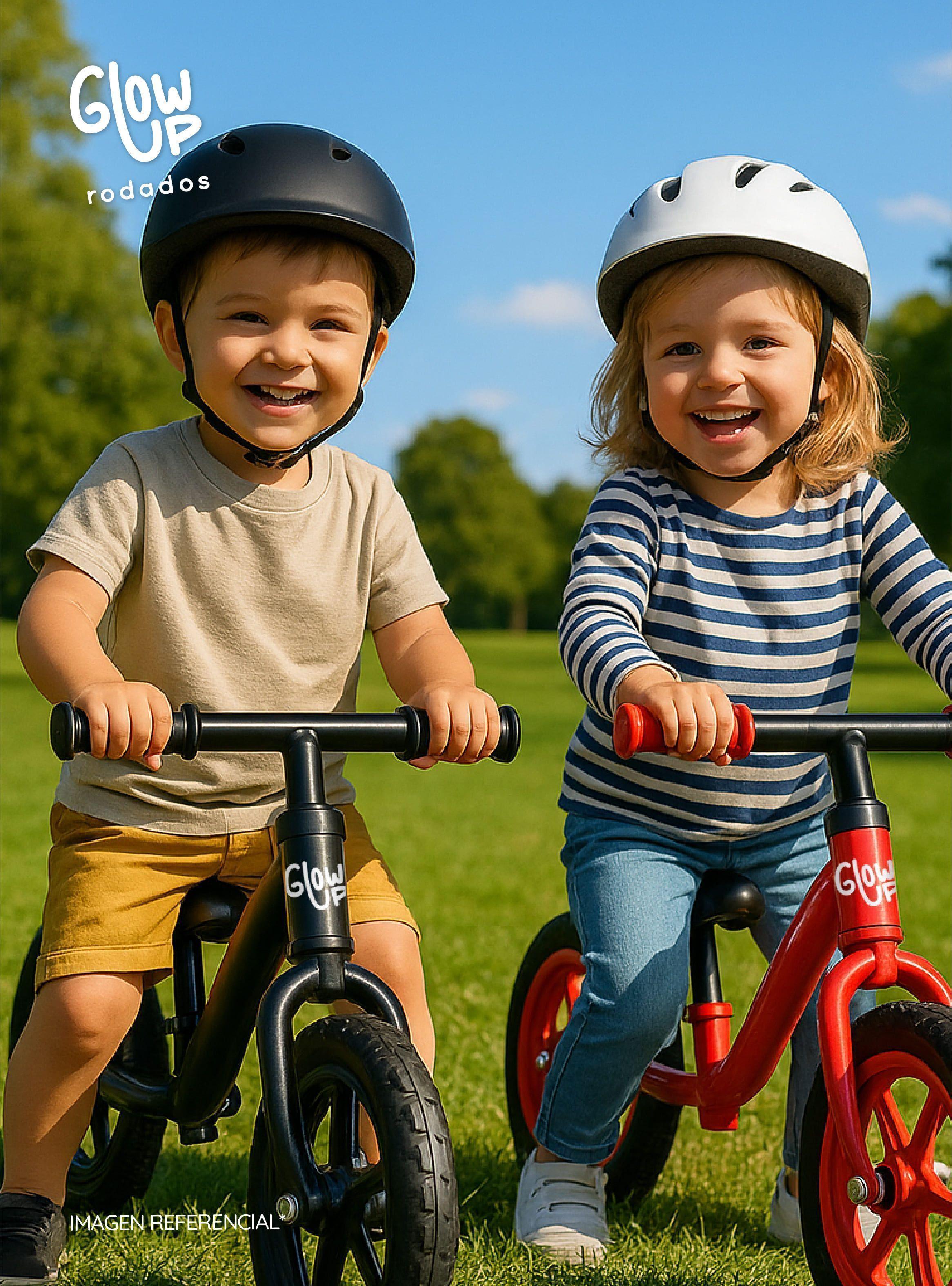 Bicicleta De Aprendizaje de Equilibrio Infantil Ziro Negro Glowup-7