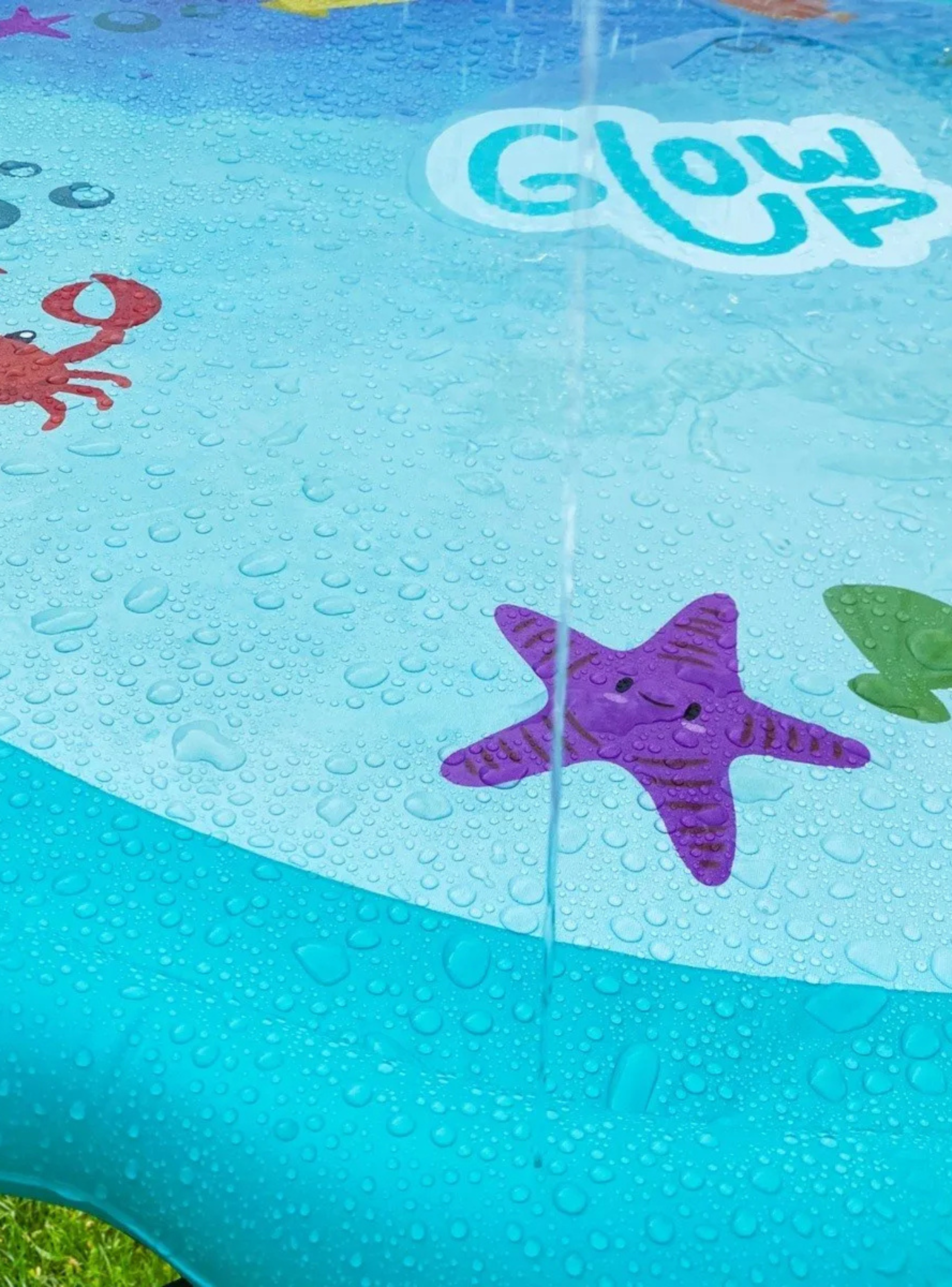 Alfombra Rociadora de Agua 170 cm Diseño Water Play Mat GlowUp-5