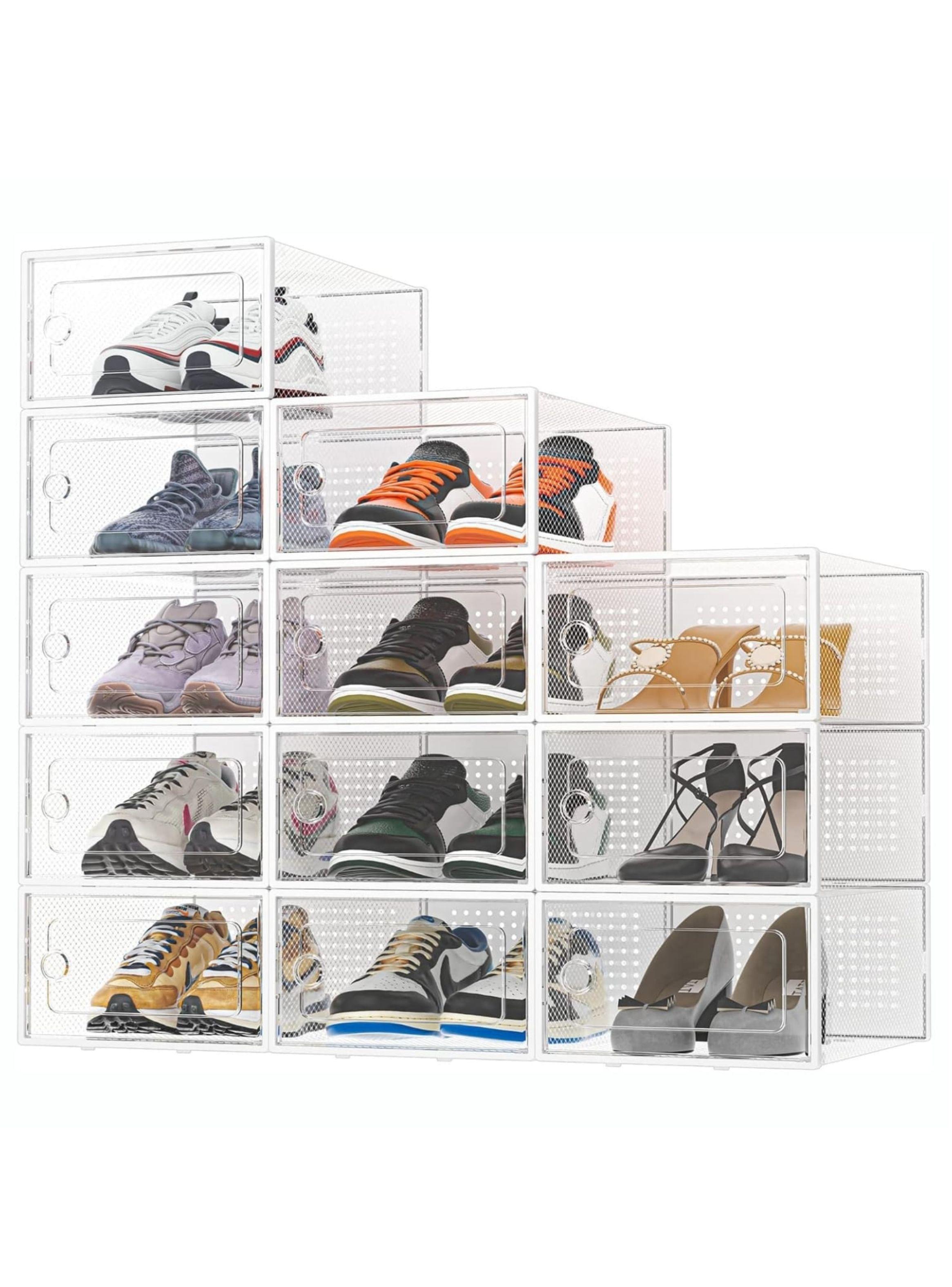 Caja Organizadora De Zapatos Apilables Set 4 Unidades-0
