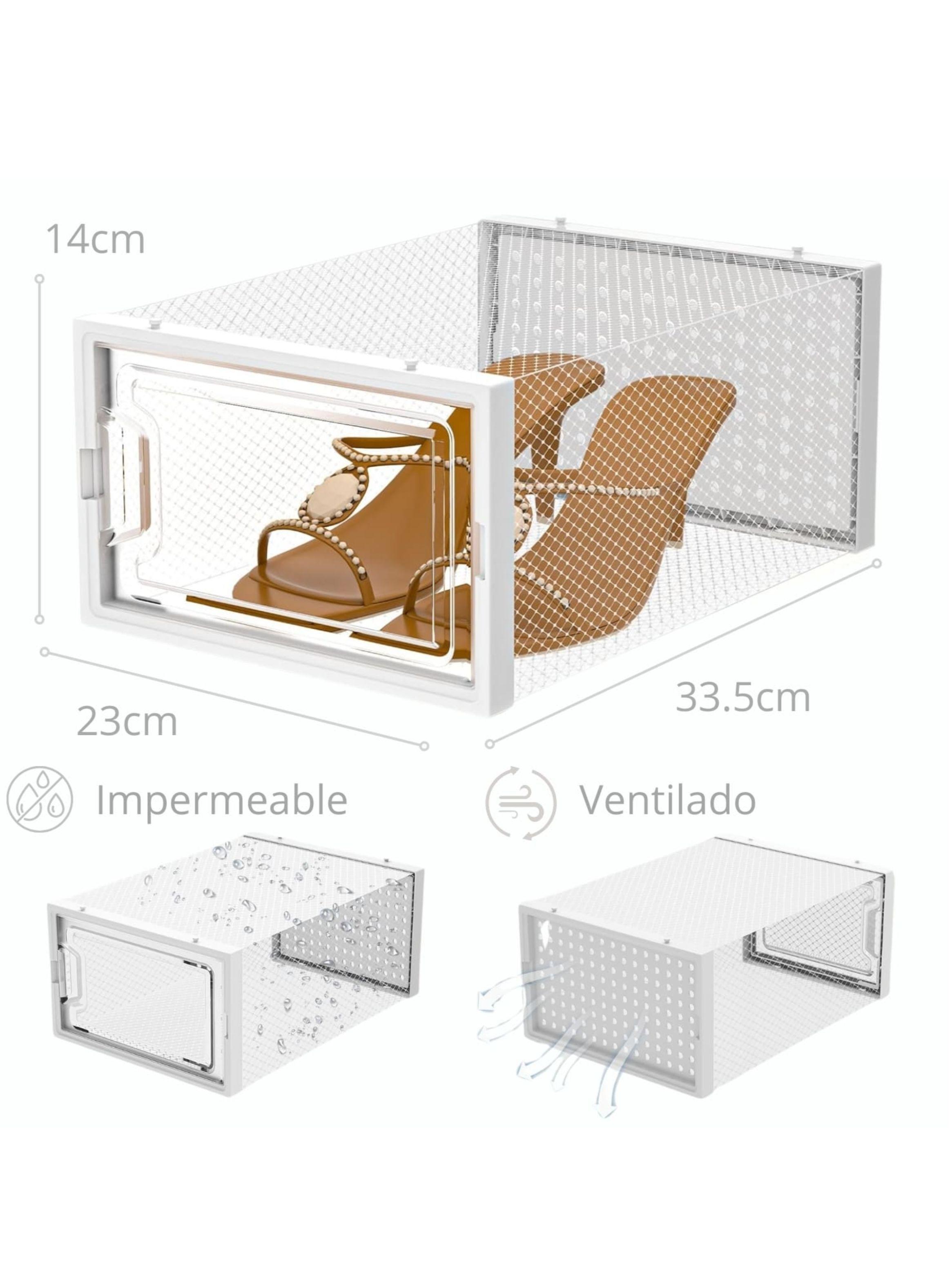 Caja Organizadora De Zapatos Apilables Set 4 Unidades-1