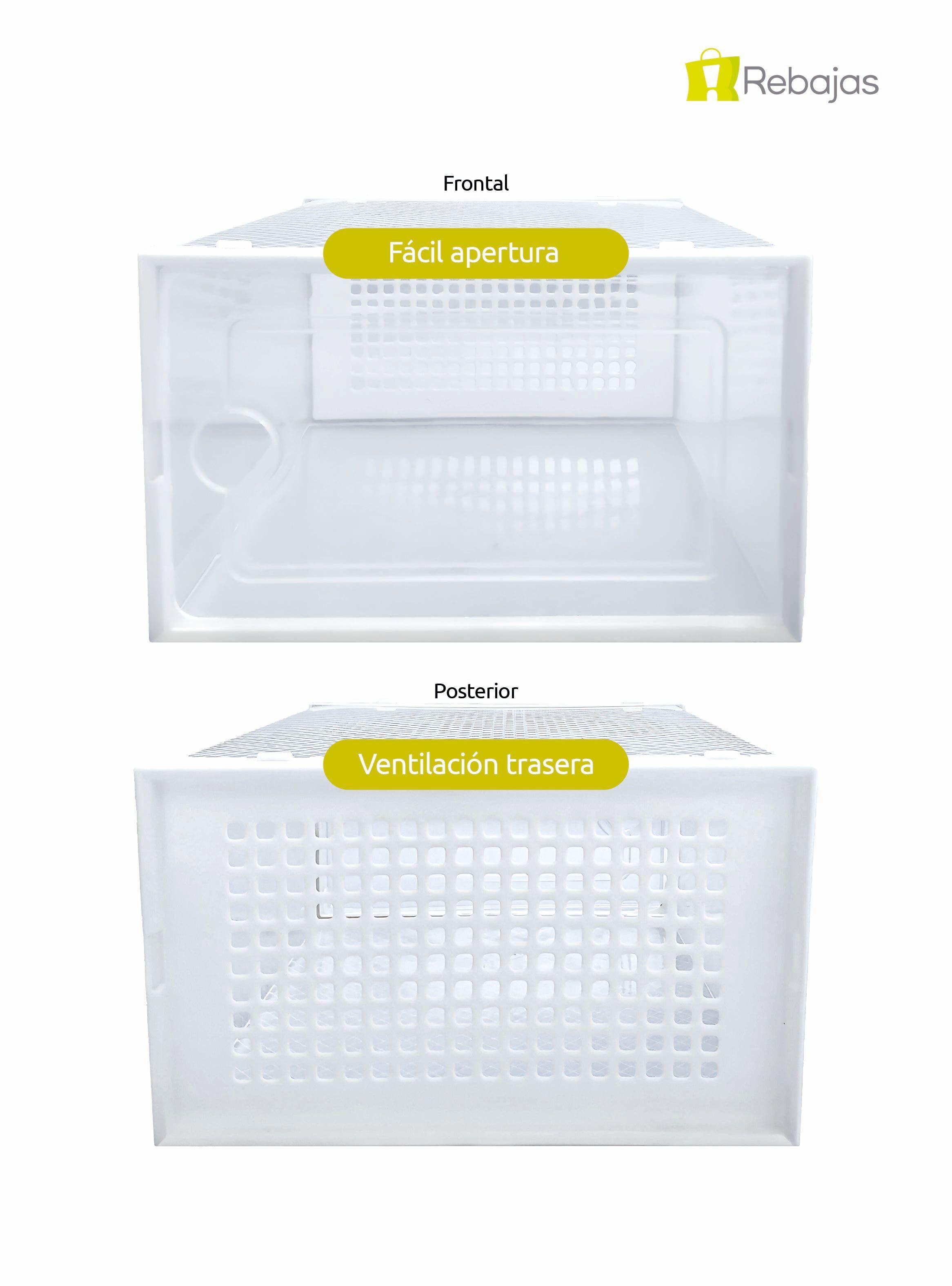 Caja Organizadora De Zapatos Apilables Set 4 Unidades-2