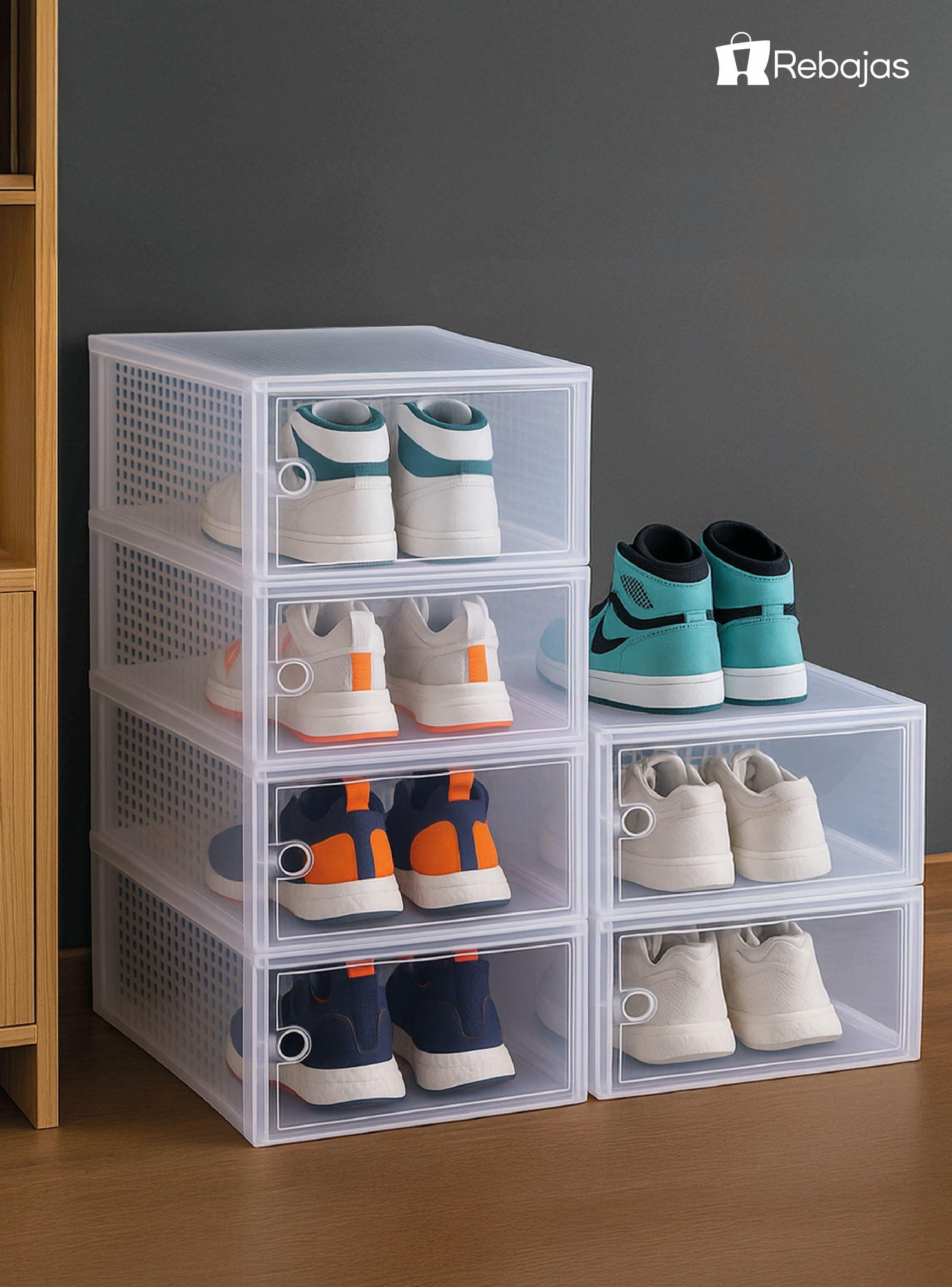 Caja Organizadora De Zapatos Apilables Set 4 Unidades-7