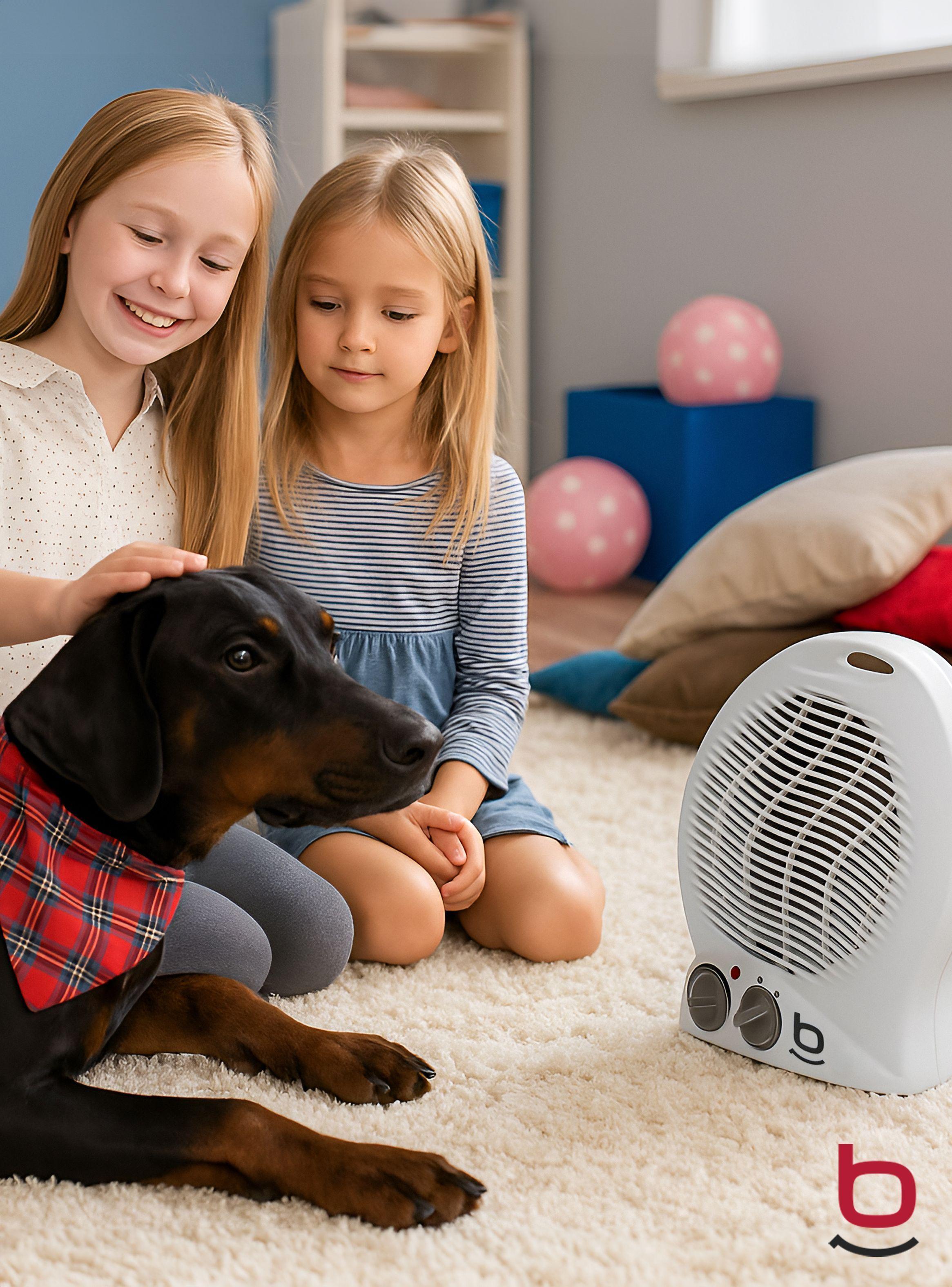 TERMOVENTILADOR CALEFACTOR 2000W BLANCO BFRESH-5