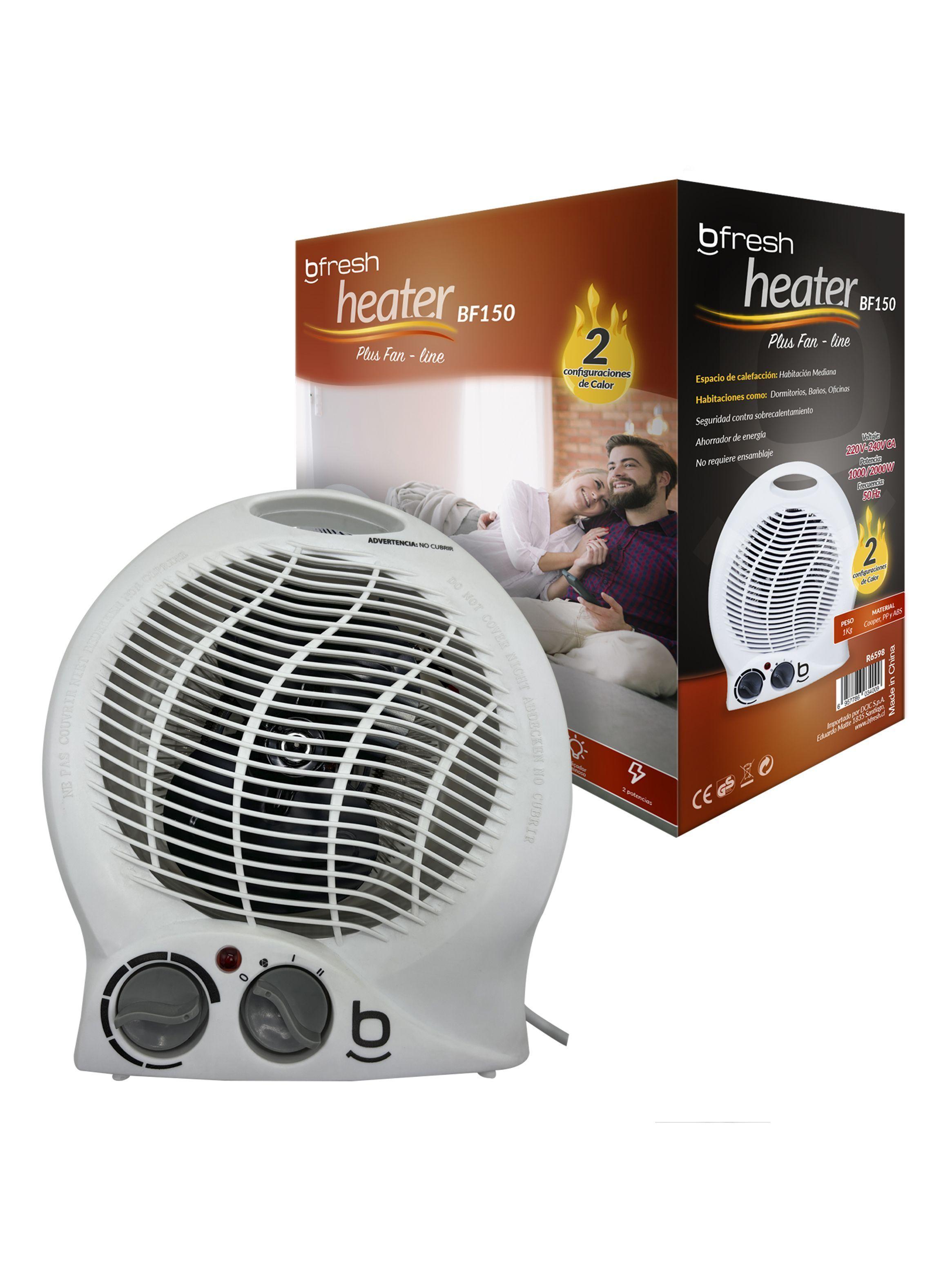 TERMOVENTILADOR CALEFACTOR 2000W BLANCO BFRESH-1