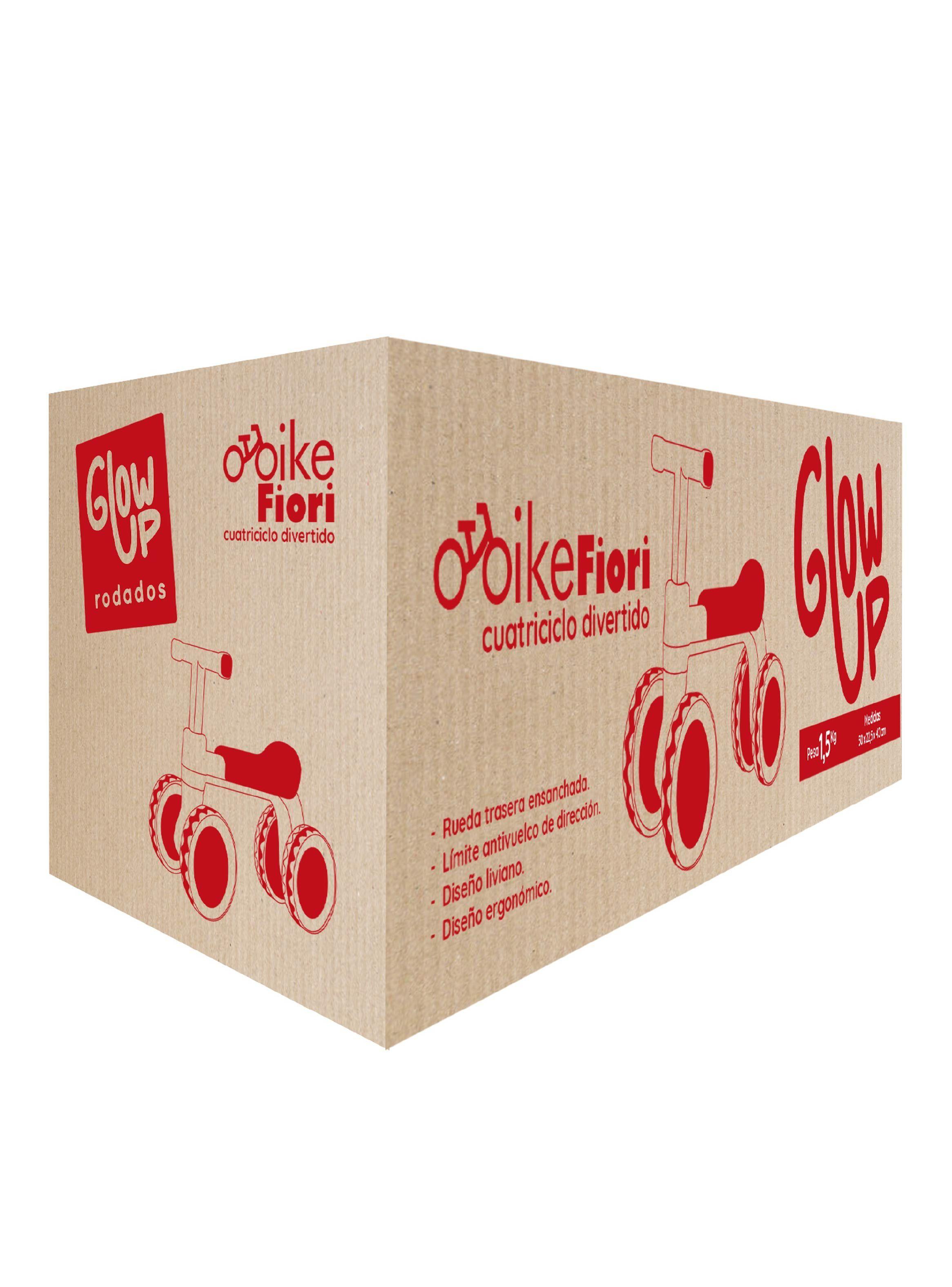 Triciclo Infantil de 4 Ruedas Fiori Rosado GlowUp-5