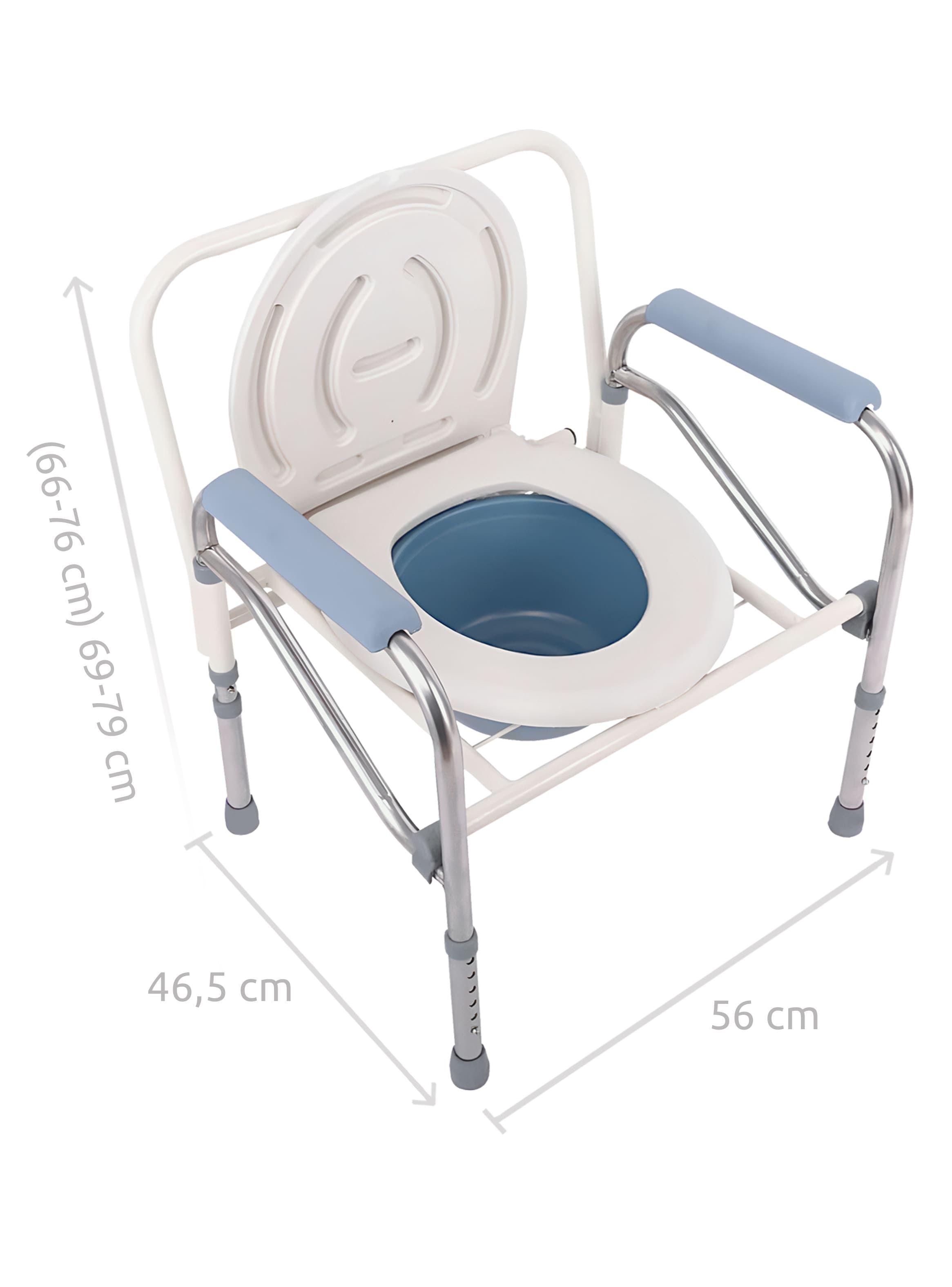 Silla Para Baño Portátil Inodoro Adultos-1
