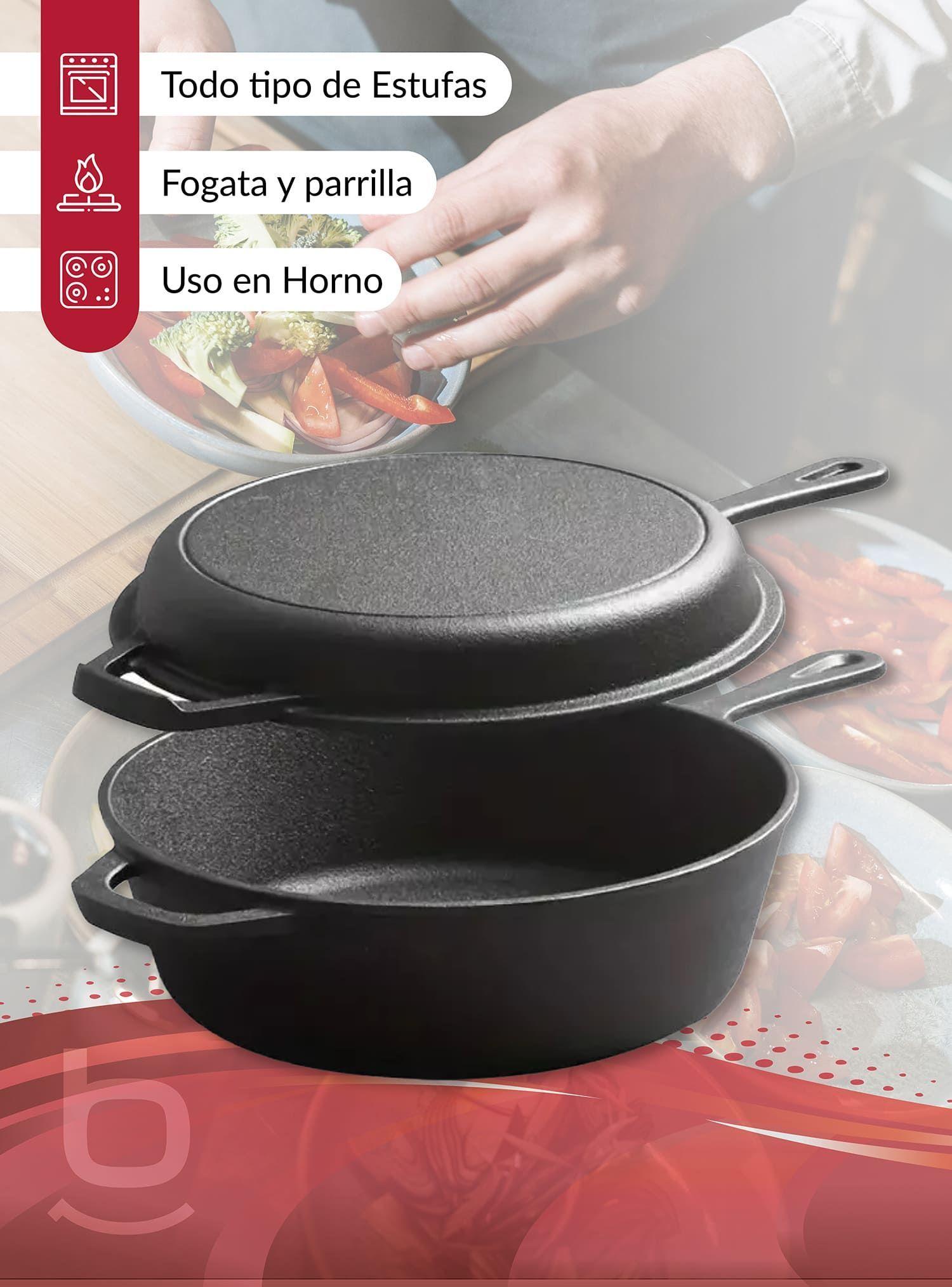 Pack De 2 Sartenes Hierro Fundido 26 Cm-3
