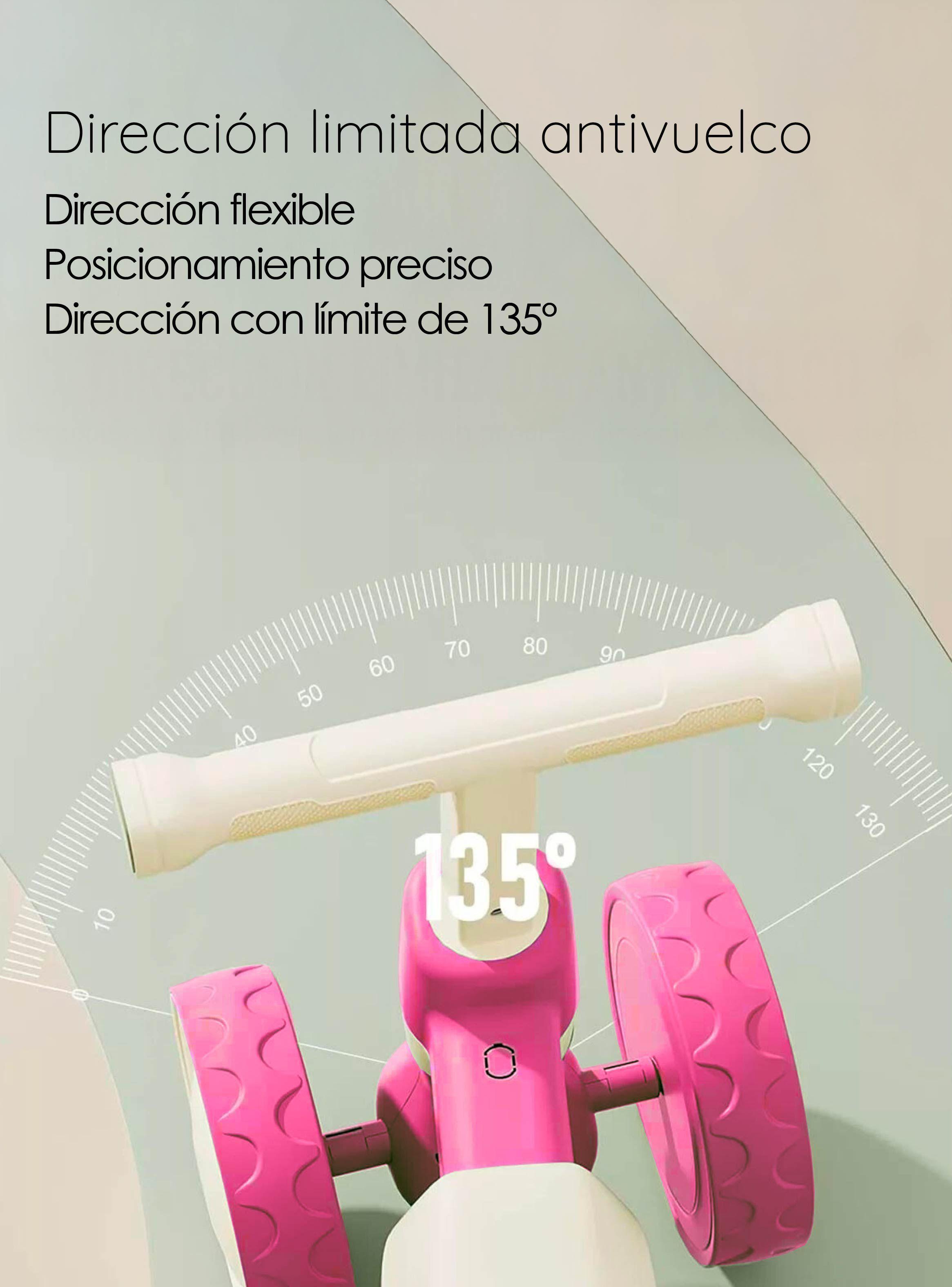 Triciclo Infantil de 4 Ruedas Fiori Magenta GlowUp-2