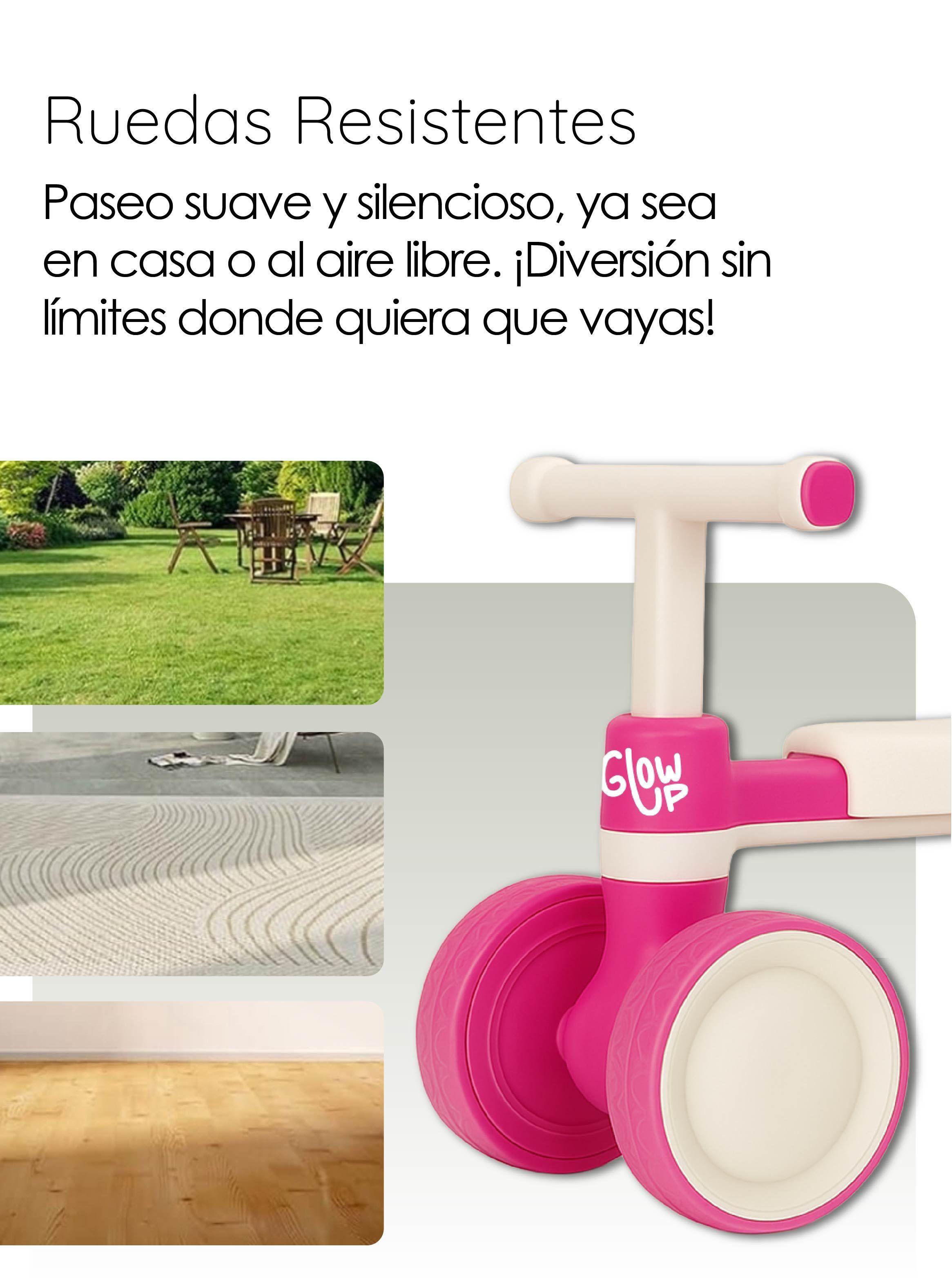Triciclo Infantil de 4 Ruedas Fiori Magenta GlowUp-3