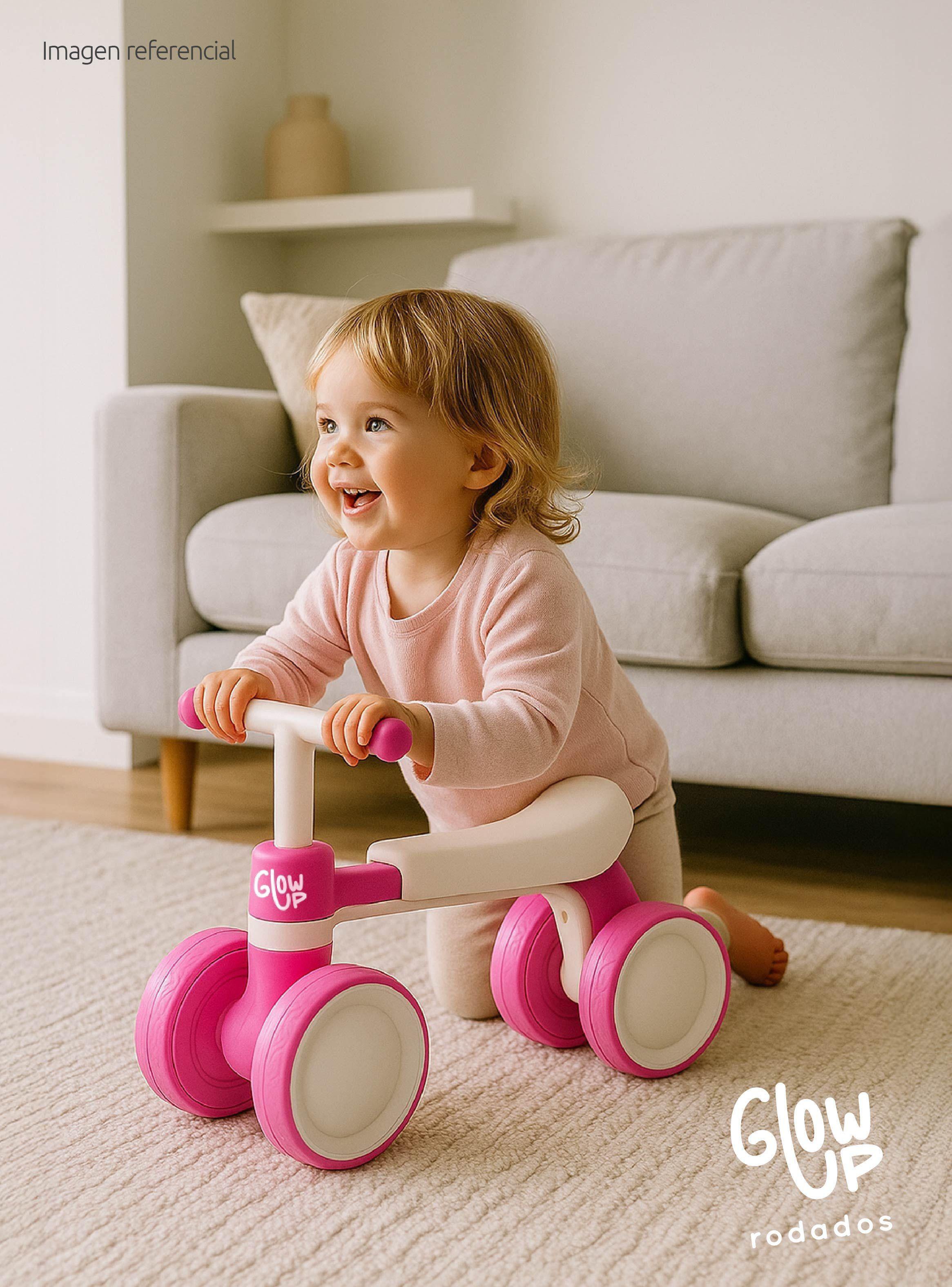 Triciclo Infantil de 4 Ruedas Fiori Magenta GlowUp-5