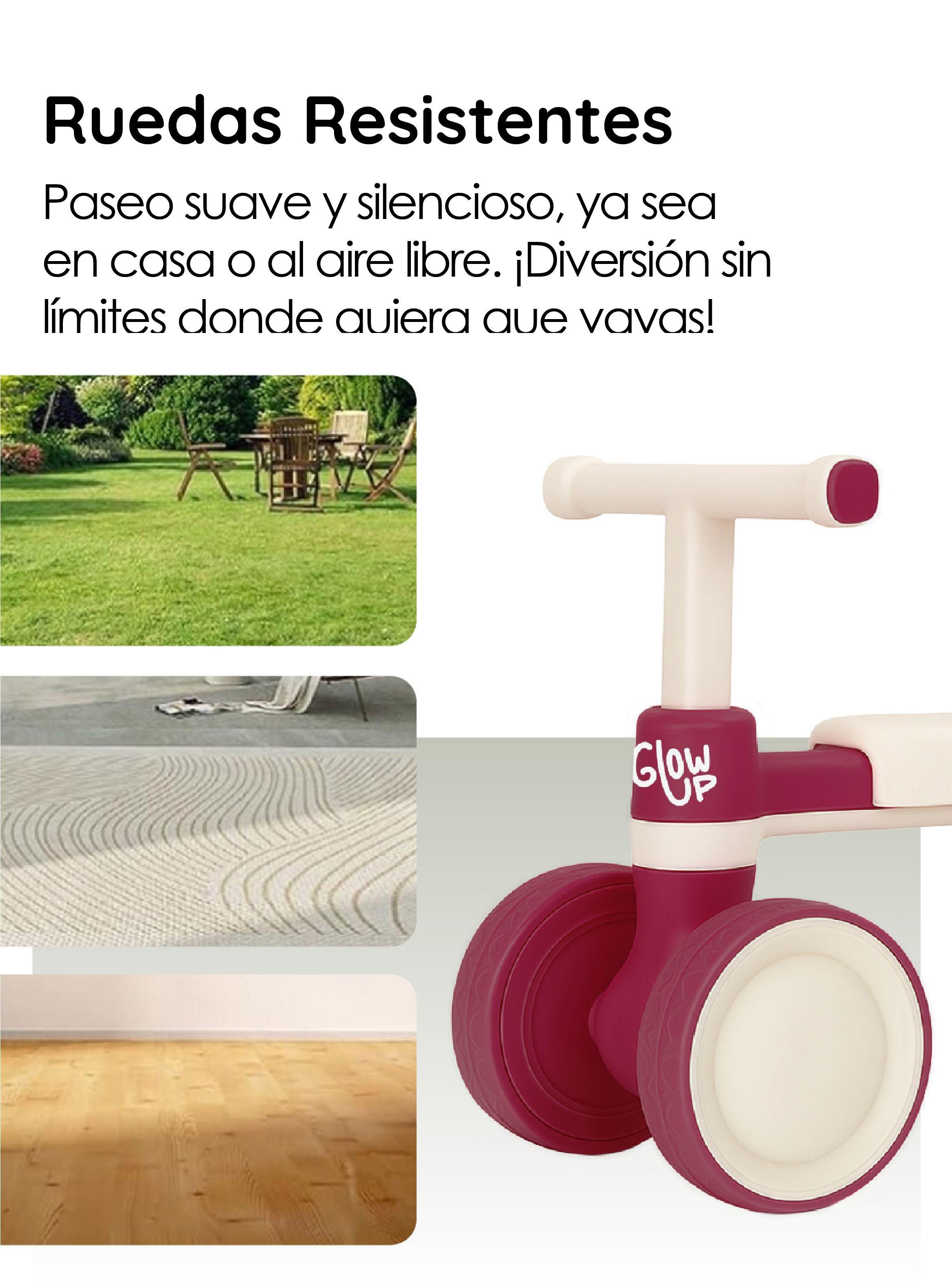Triciclo Infantil de 4 Ruedas Fiori Rojo GlowUp-3