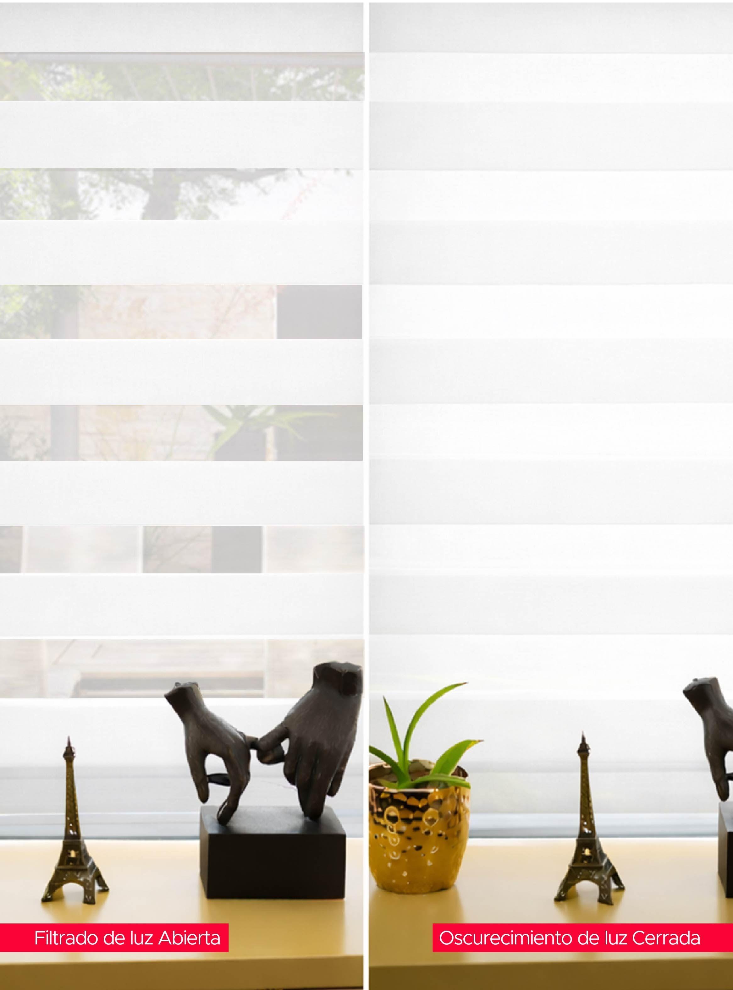 Cortina Roller Duo Blanca 160x240 cm Vincenzi-3