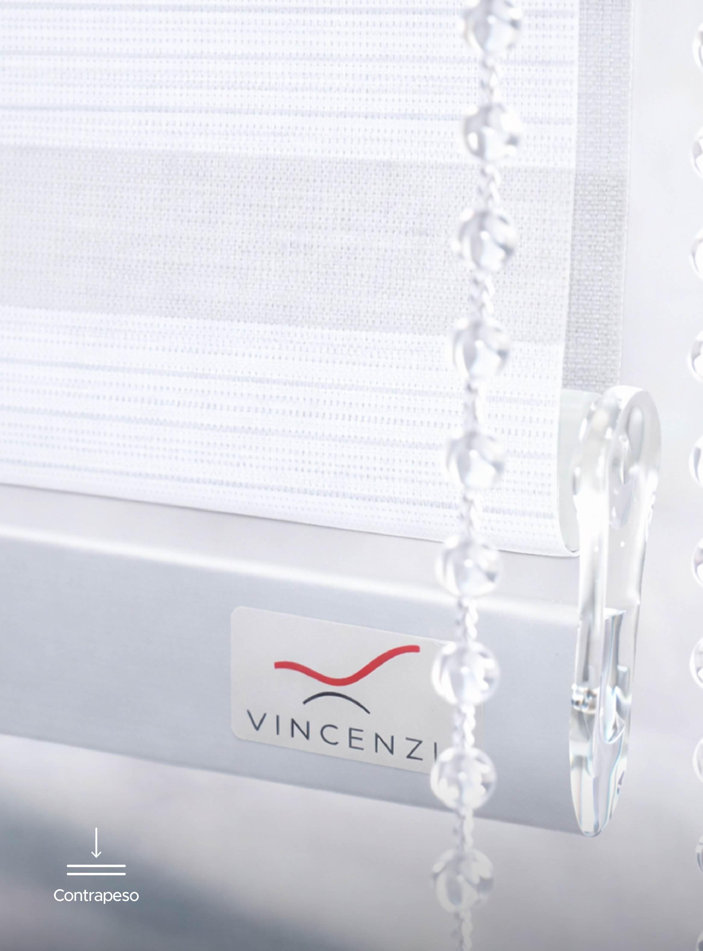 Cortina Roller Duo Blanca 160x240 cm Vincenzi-4