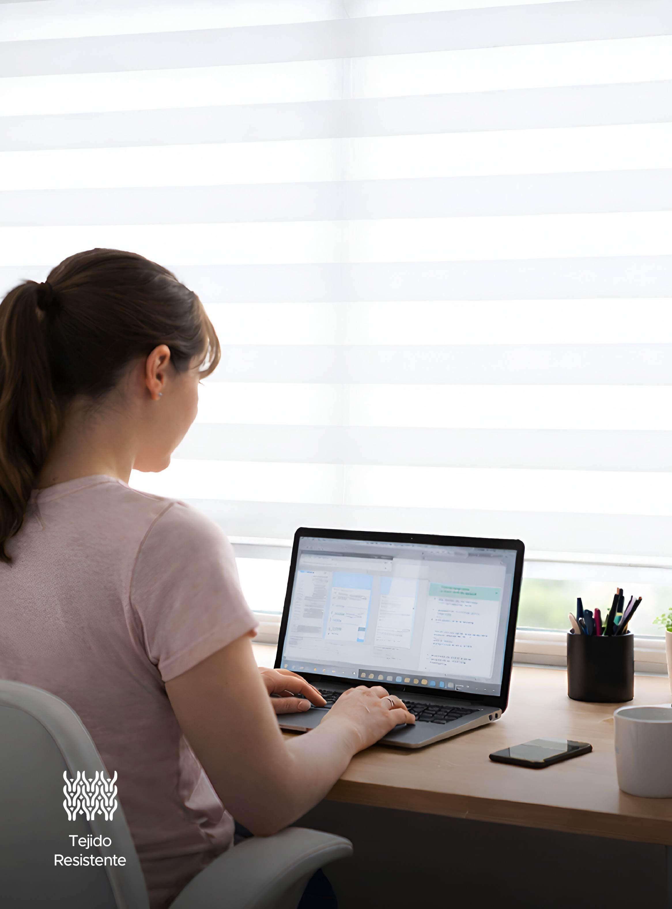 Cortina Roller Duo Blanca 160x240 cm Vincenzi-5