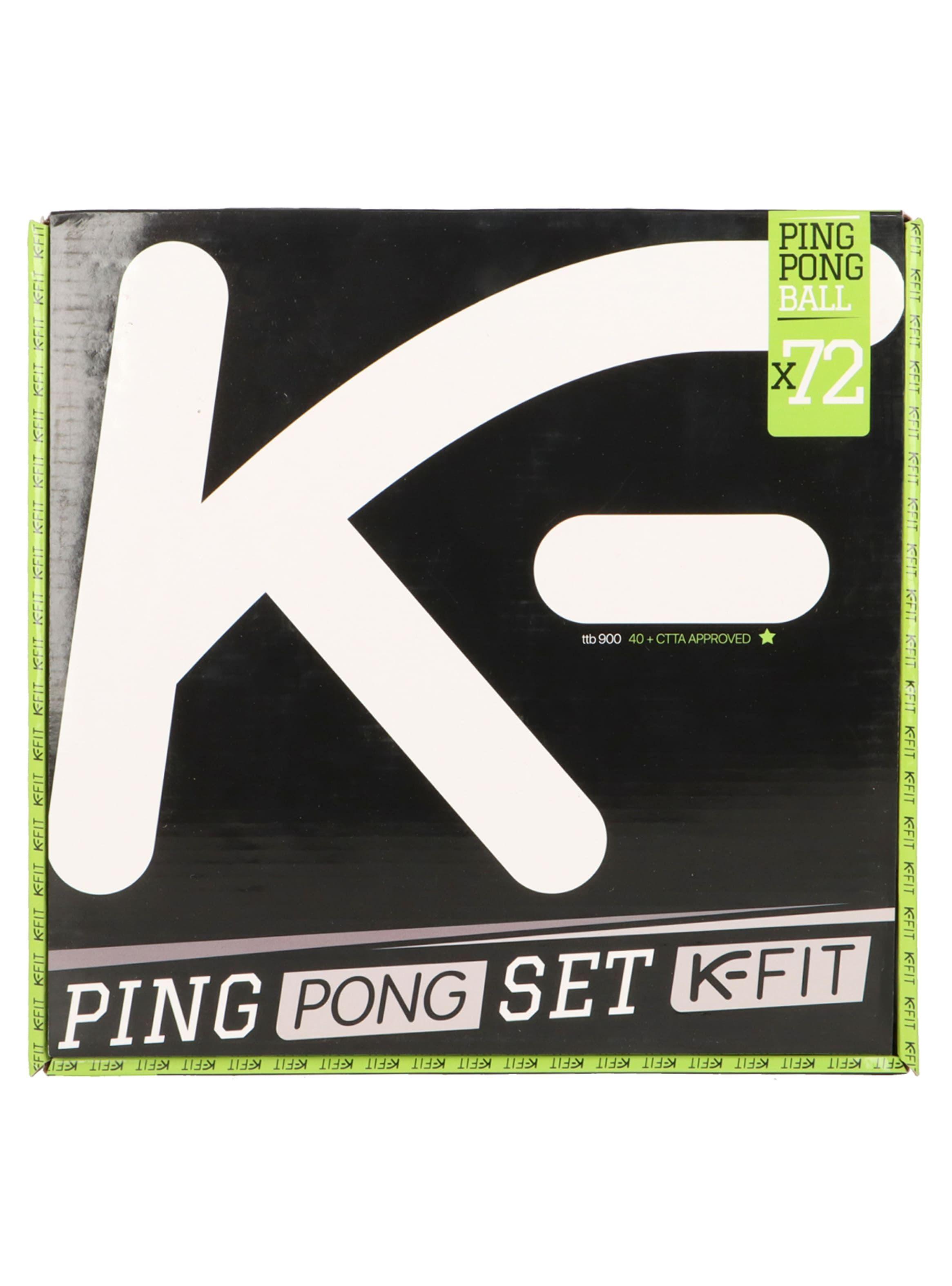 Pack 72 Pelotas De Ping Pong Tenis De Mesa 100*40+ Kfit-4