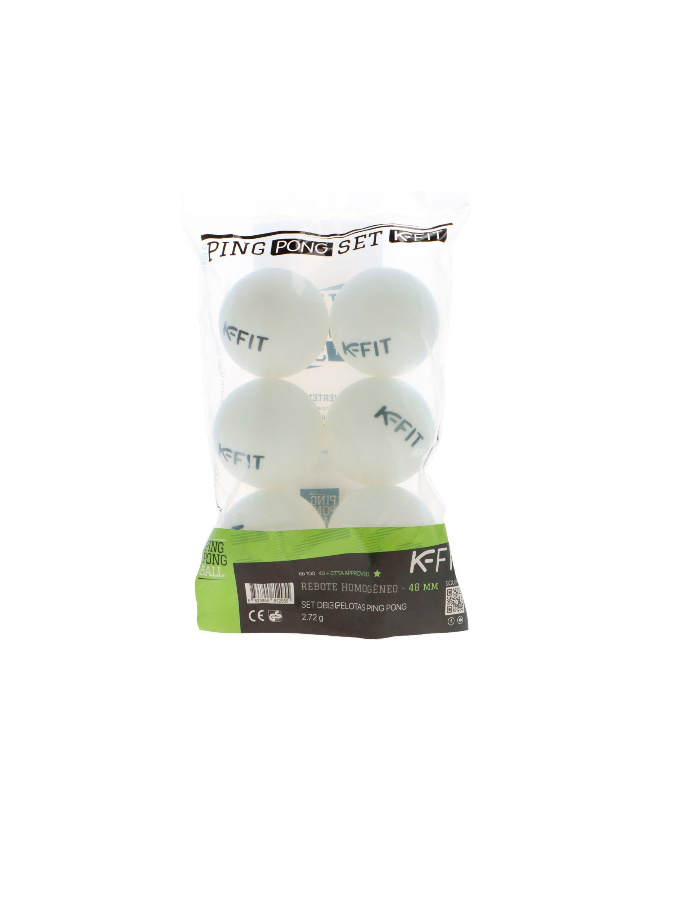 Pack 72 Pelotas De Ping Pong Tenis De Mesa 100*40+ Kfit-5