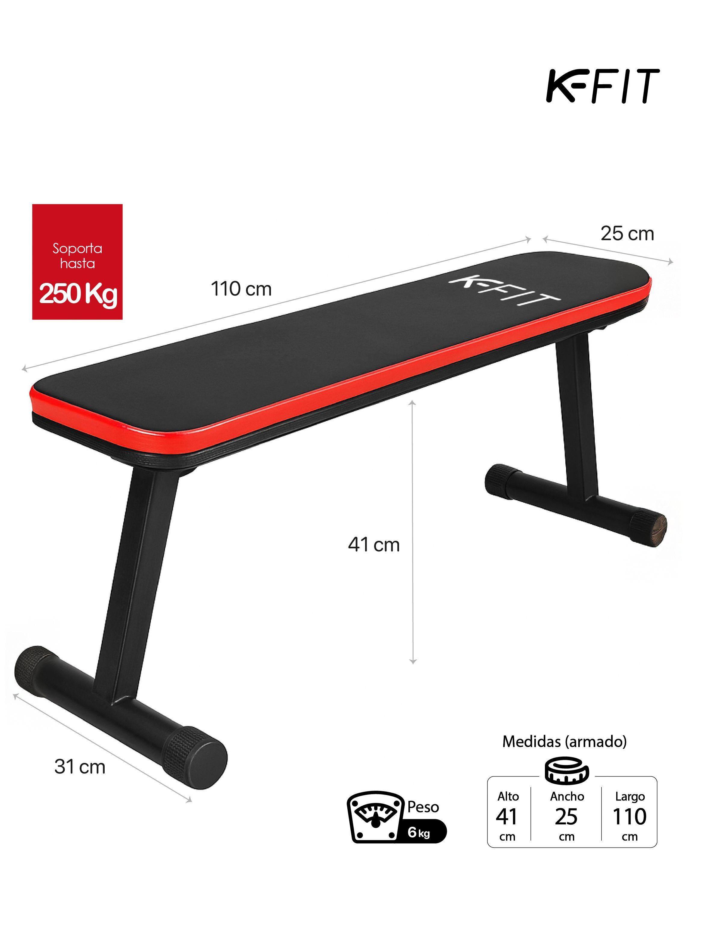Banca De Ejercicios Multifuncional Plegable KFit-1
