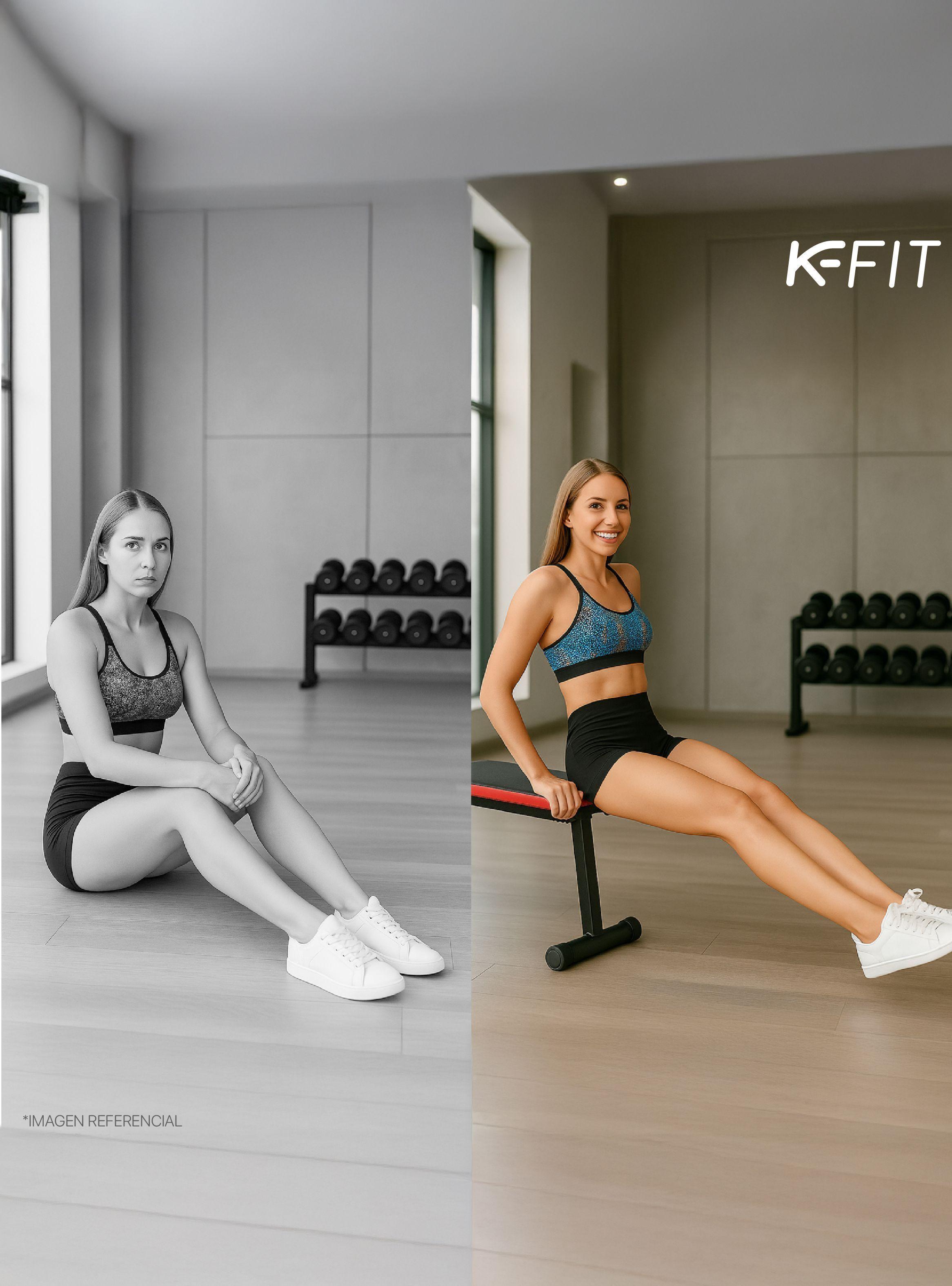 Banca De Ejercicios Multifuncional Plegable KFit-6