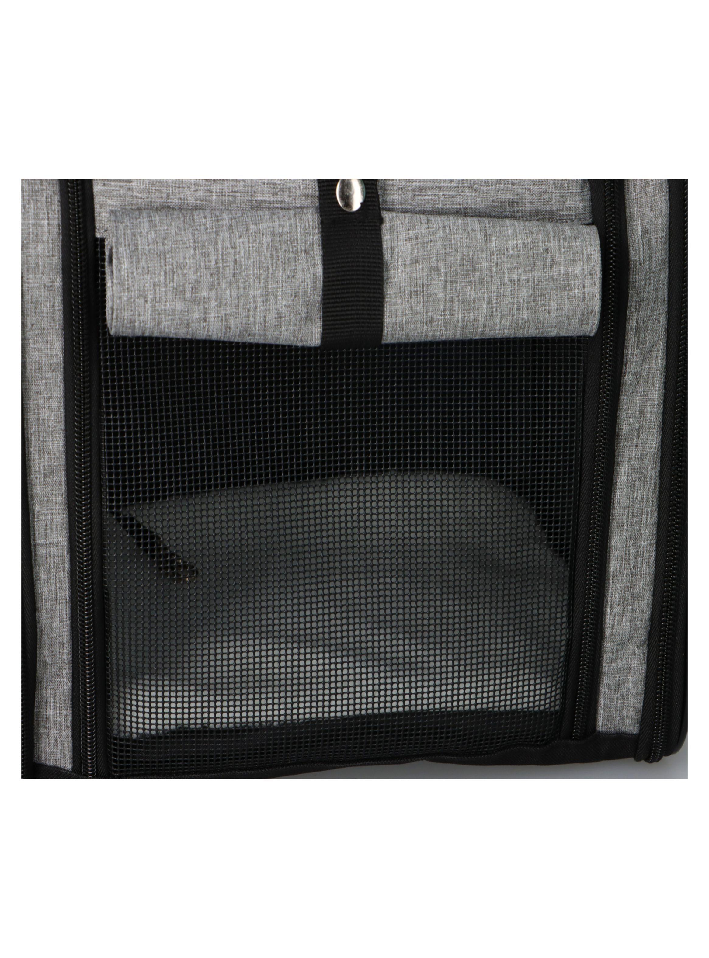 Mochila Transportadora De Mascotas Perros y Gatos Lucy 32x29x42-7