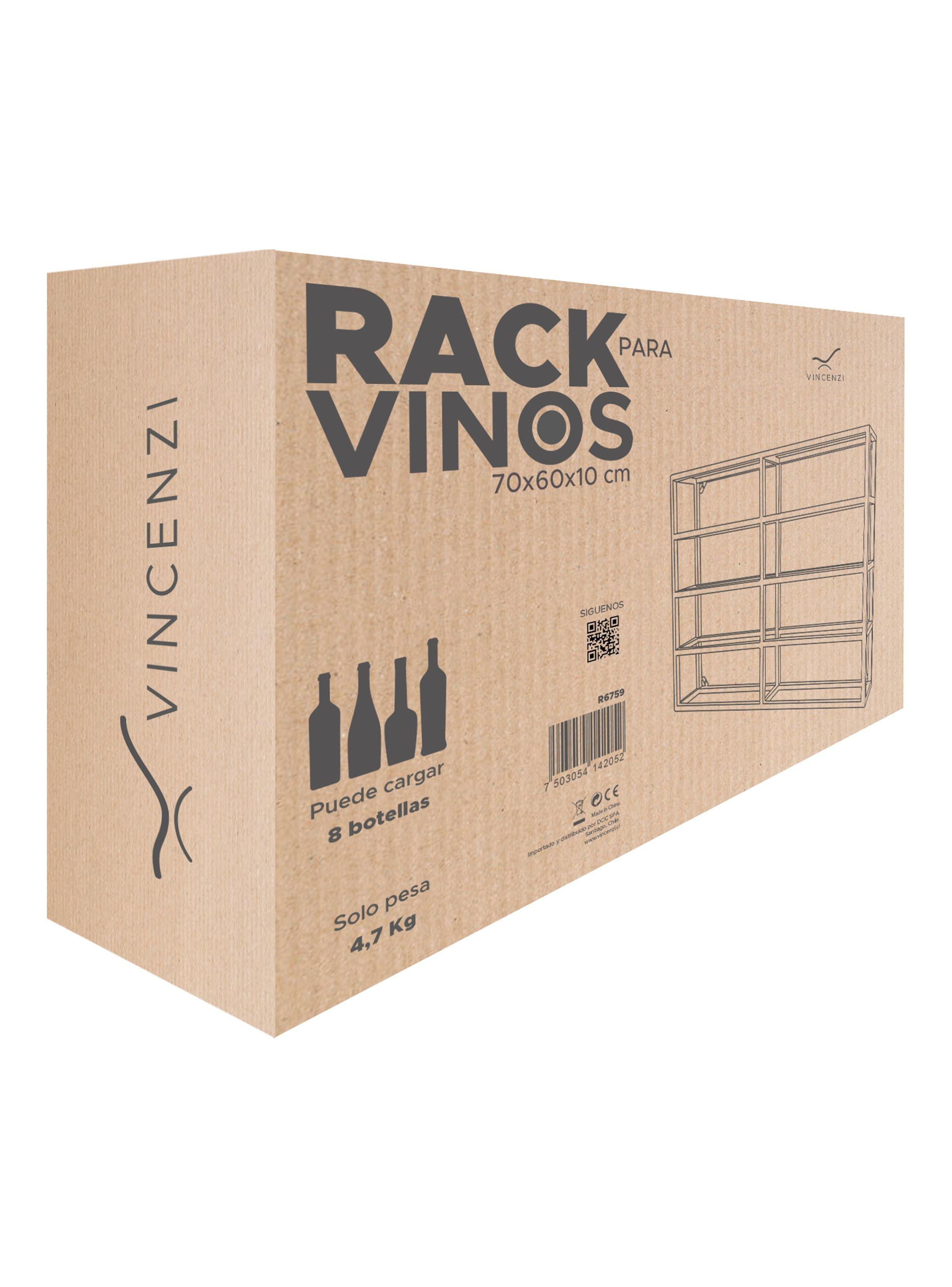 Soporte Para Botellas Vino Hierro Alta Calidad Y Resistencia-7