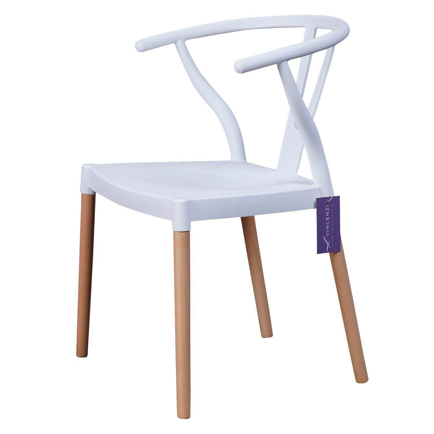 Silla Wishbone Blanca-0