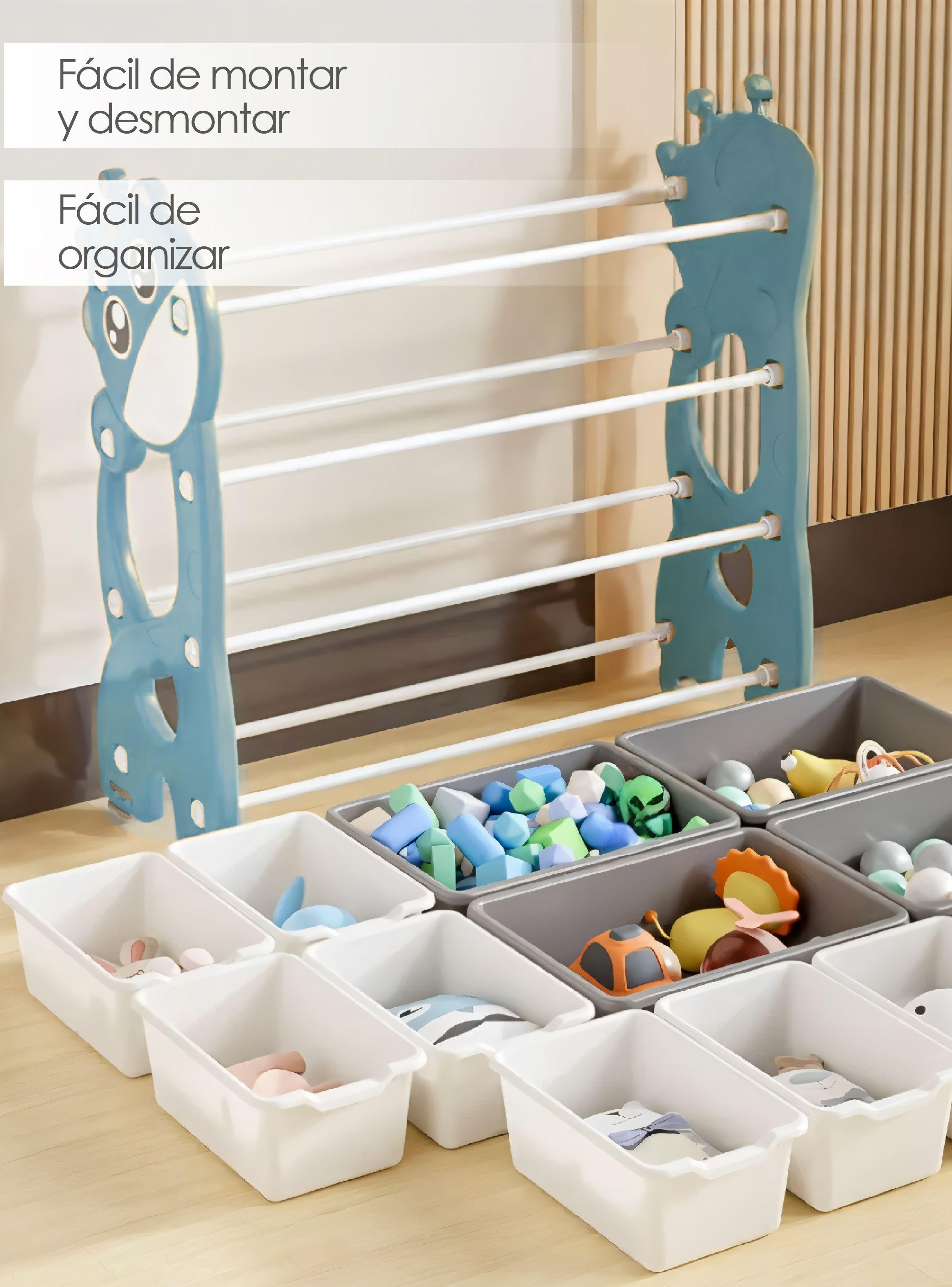 Mueble organizador juguetes niños con 12 contenedores GlowUp-5